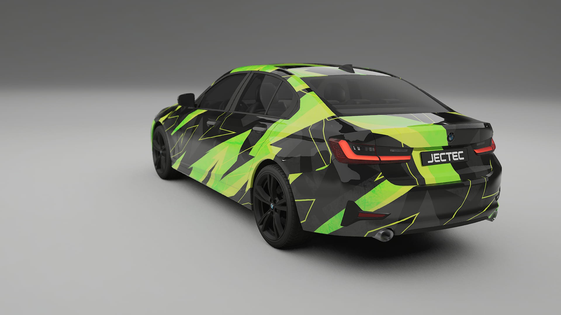 BMW 3 G20 prefacelift pre-LCI NINJA TURTLES – Designad Wrap PPF-sats i utskrivbar polyuretanfilm