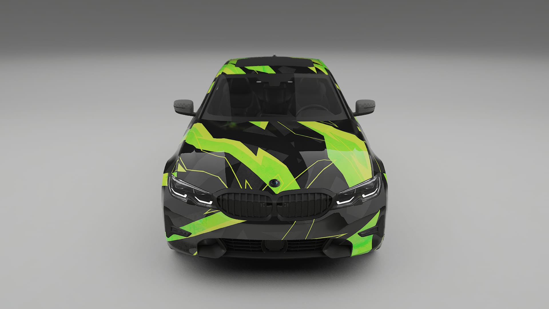BMW 3 G20 prefacelift pre-LCI NINJA TURTLES – Designad Wrap PPF-sats i utskrivbar polyuretanfilm