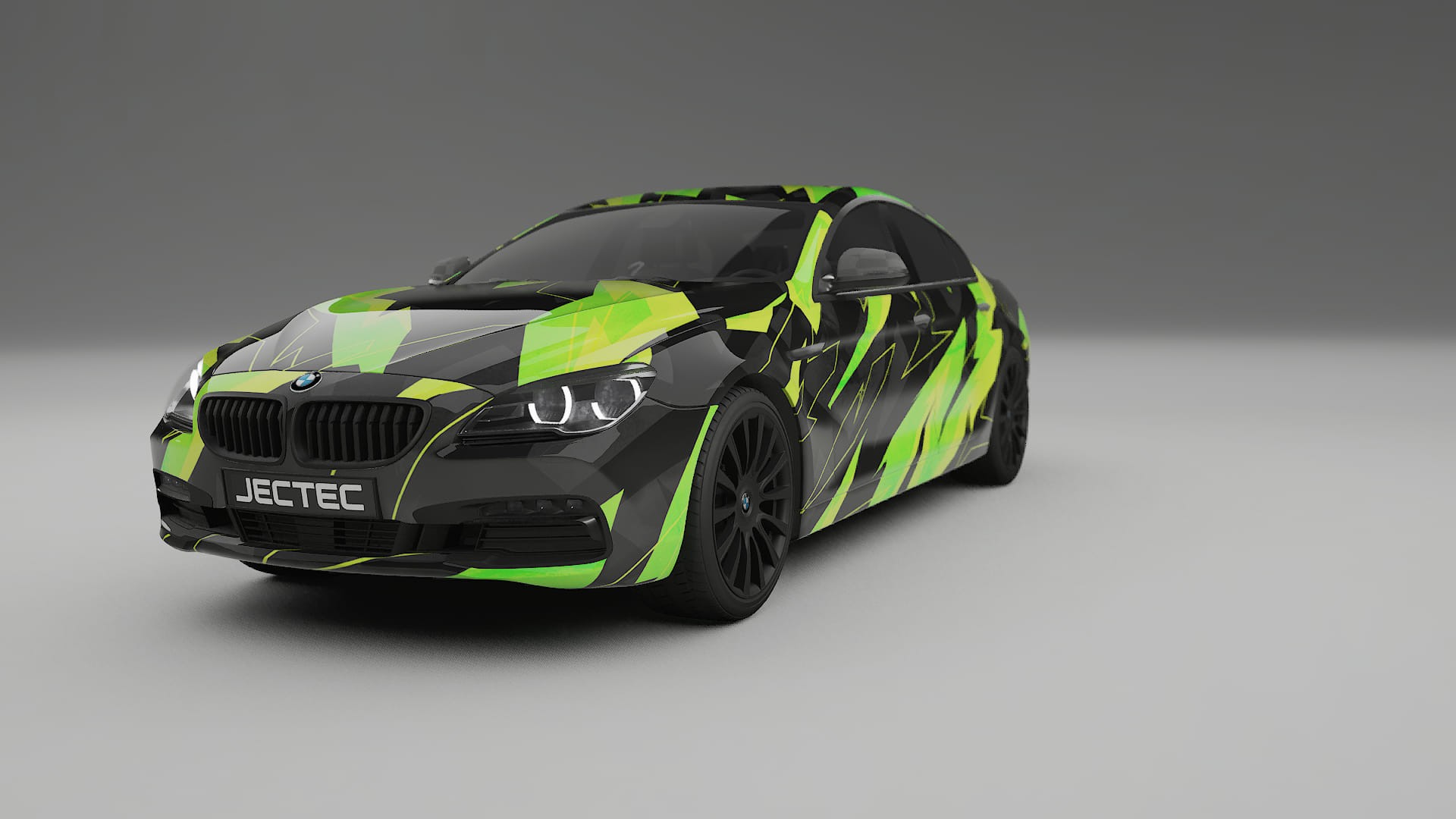 BMW 6 F06 NINJA TURTLES – Designad Wrap PPF-sats i utskrivbar polyuretanfilm