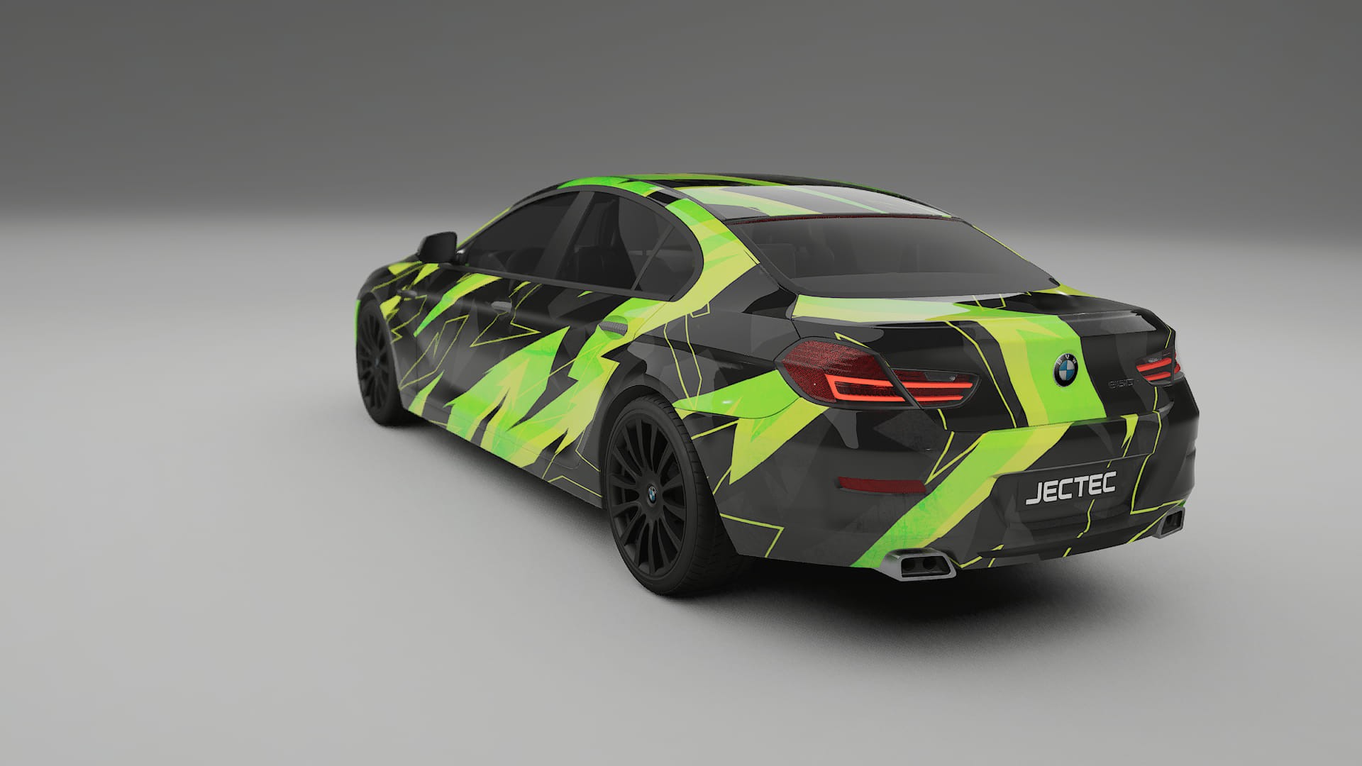 BMW 6 F06 NINJA TURTLES – Designad Wrap PPF-sats i utskrivbar polyuretanfilm