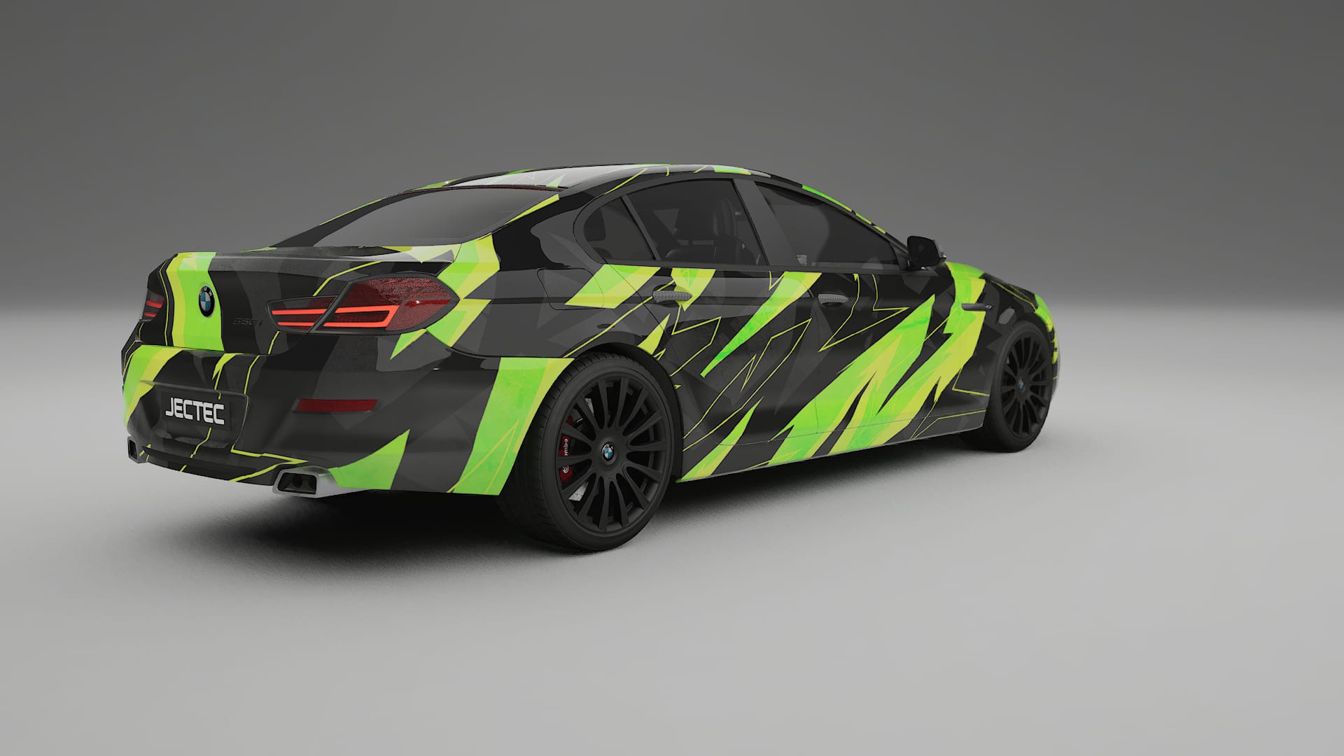 BMW 6 F06 NINJA TURTLES – Designad Wrap PPF-sats i utskrivbar polyuretanfilm