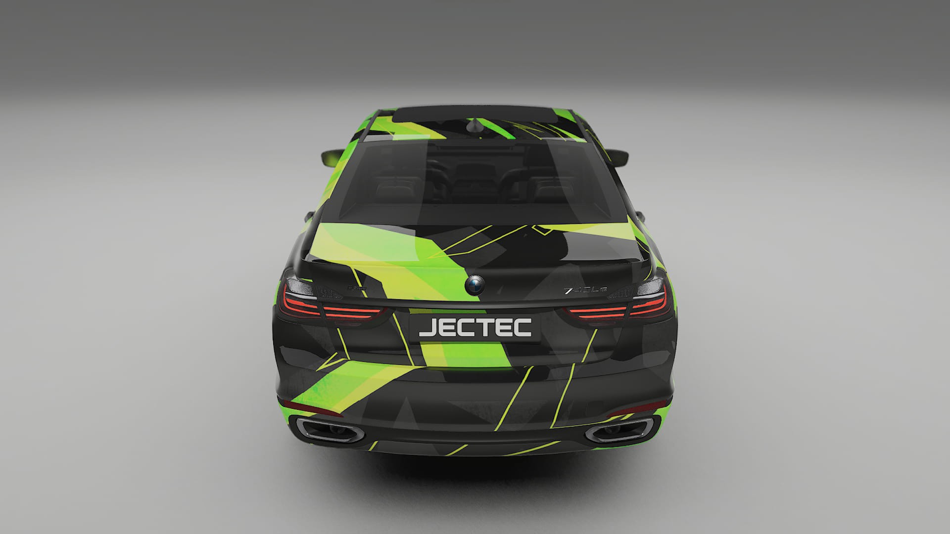 BMW 7 G11 G12 facelift LCI NINJA TURTLES – Designad Wrap PPF-sats i utskrivbar polyuretanfilm