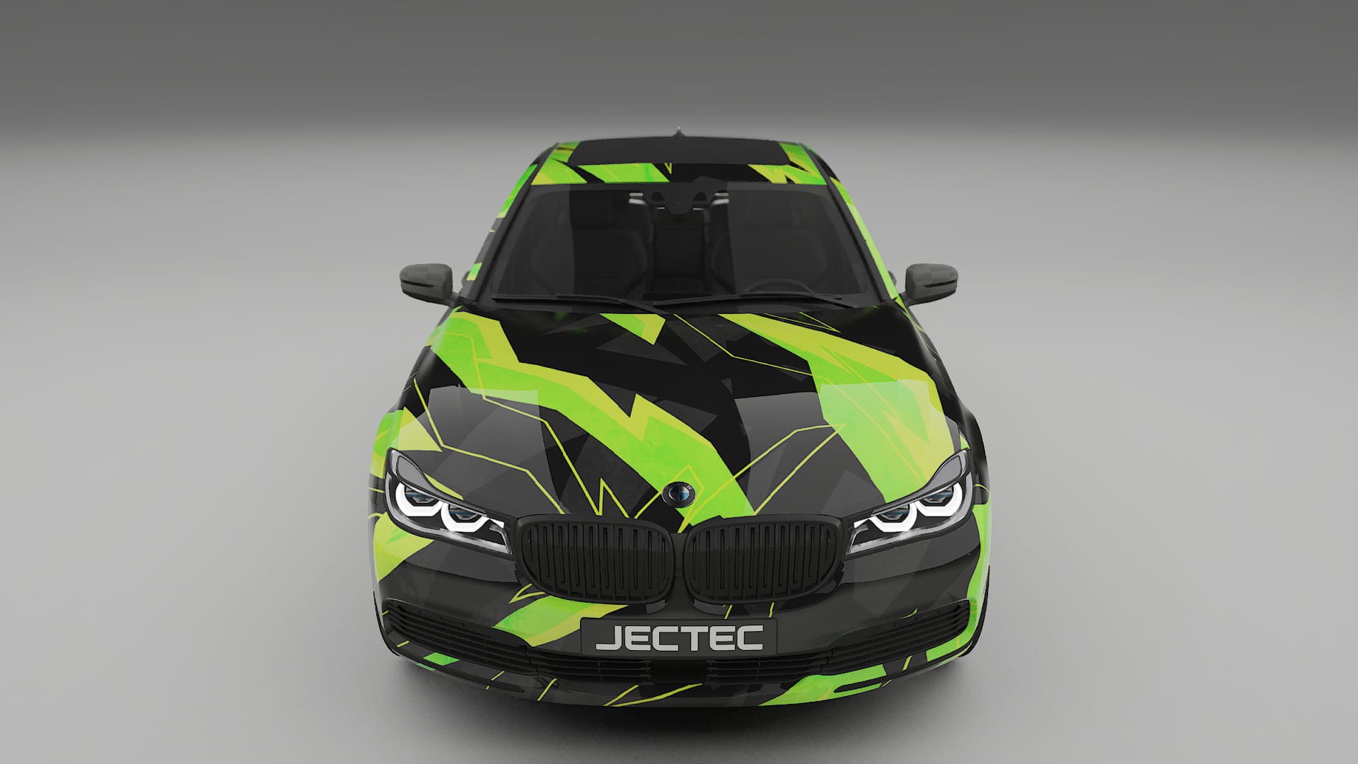 BMW 7 G11 G12 facelift LCI NINJA TURTLES – Designad Wrap PPF-sats i utskrivbar polyuretanfilm