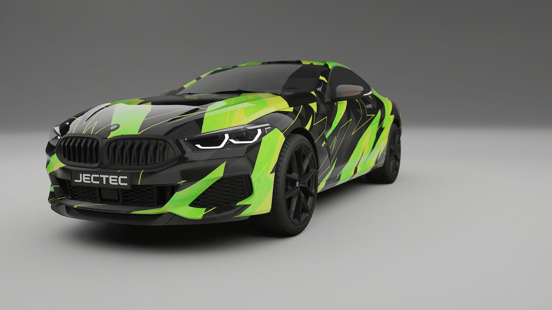 BMW 850 G15 NINJA TURTLES – Designad Wrap PPF-sats i utskrivbar polyuretanfilm