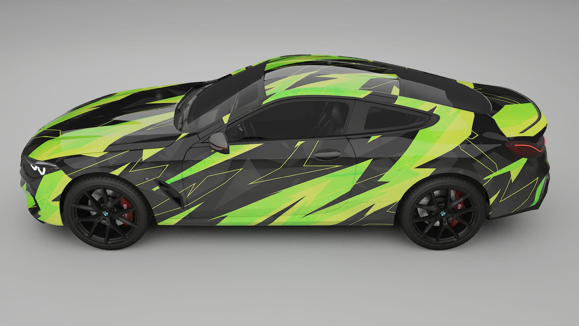 BMW 850 G15 NINJA TURTLES – Designad Wrap PPF-sats i utskrivbar polyuretanfilm