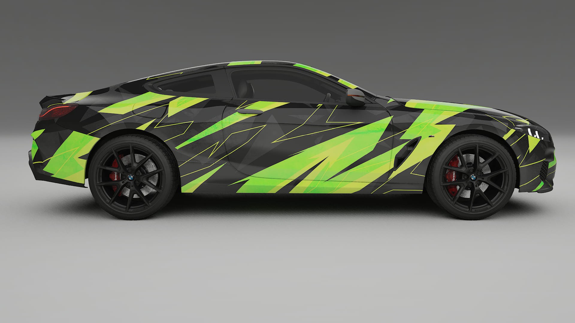 BMW 850 G15 NINJA TURTLES – Designad Wrap PPF-sats i utskrivbar polyuretanfilm