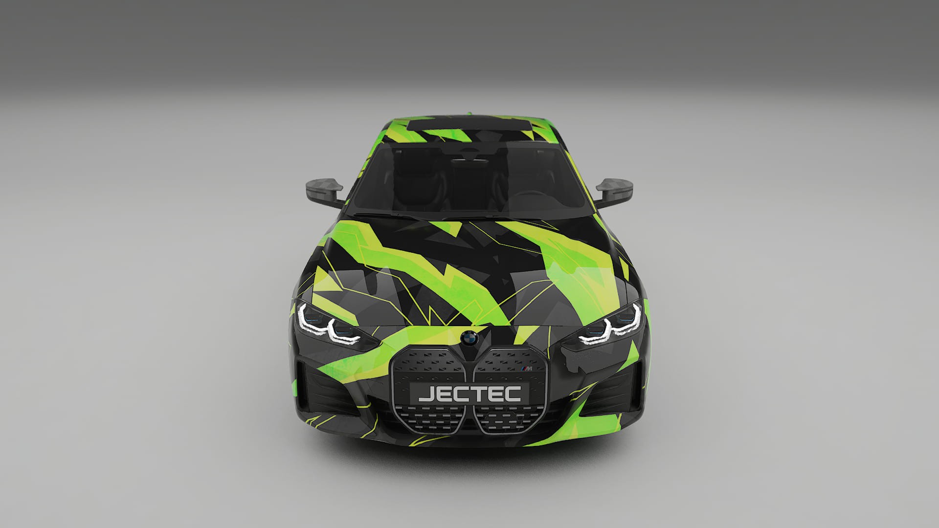 BMW I4 G26 M-Package NINJA TURTLES – Designad Wrap PPF-sats i utskrivbar polyuretanfilm