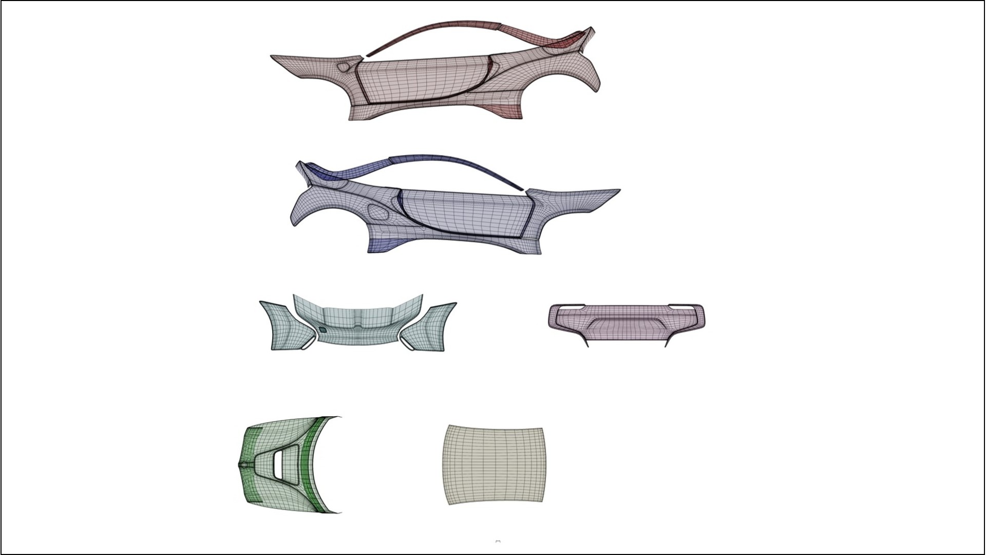 BMW I8 I12 NINJA TURTLES – Designad Wrap PPF-sats i utskrivbar polyuretanfilm 2