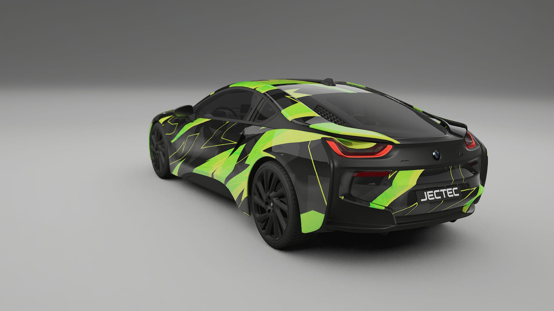 BMW I8 I12 NINJA TURTLES – Designad Wrap PPF-sats i utskrivbar polyuretanfilm