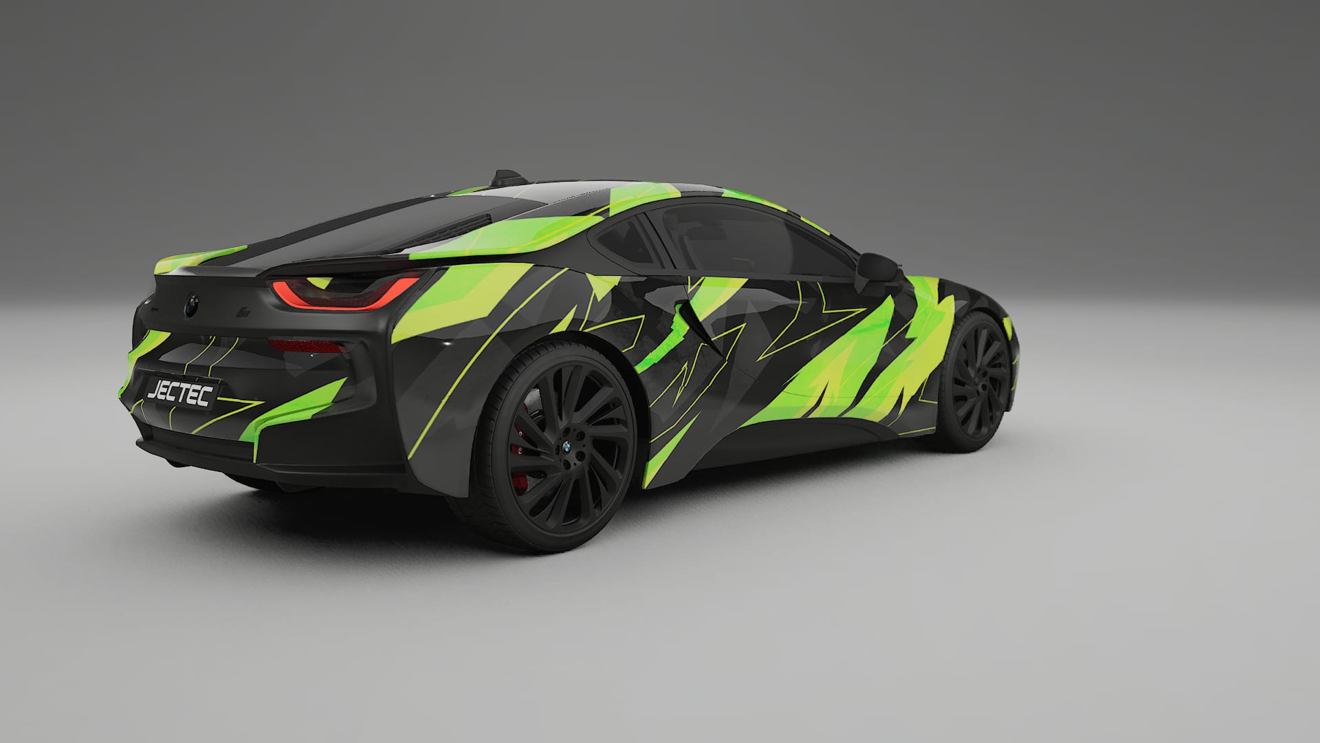 BMW I8 I12 NINJA TURTLES – Designad Wrap PPF-sats i utskrivbar polyuretanfilm