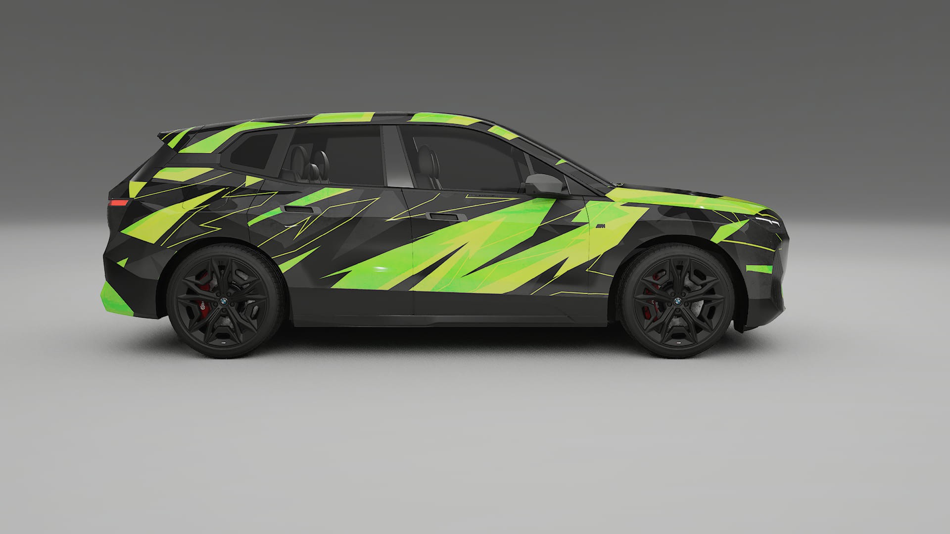 BMW iX M60 NINJA TURTLES – Designad Wrap PPF-sats i utskrivbar polyuretanfilm