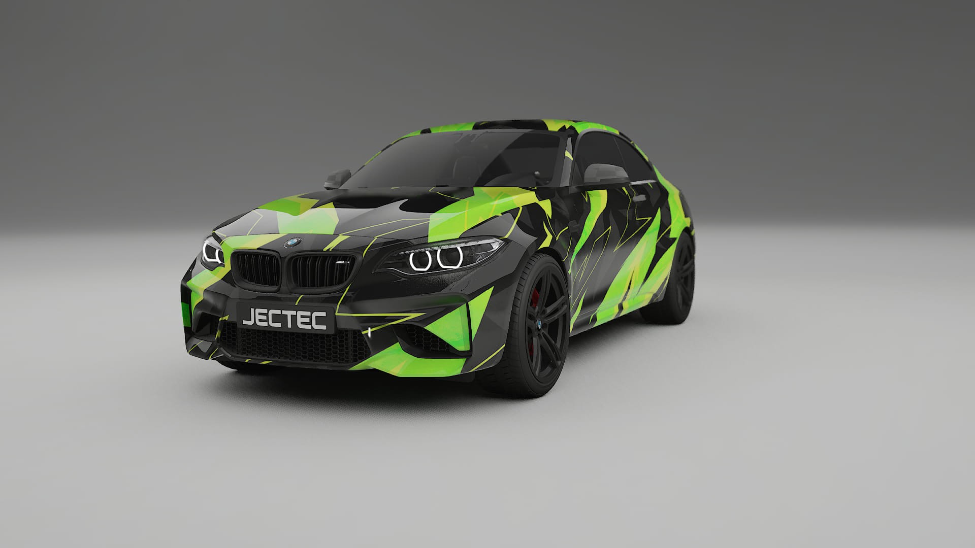 BMW M2 F87 facelift LCI NINJA TURTLES – Designad Wrap PPF-sats i utskrivbar polyuretanfilm