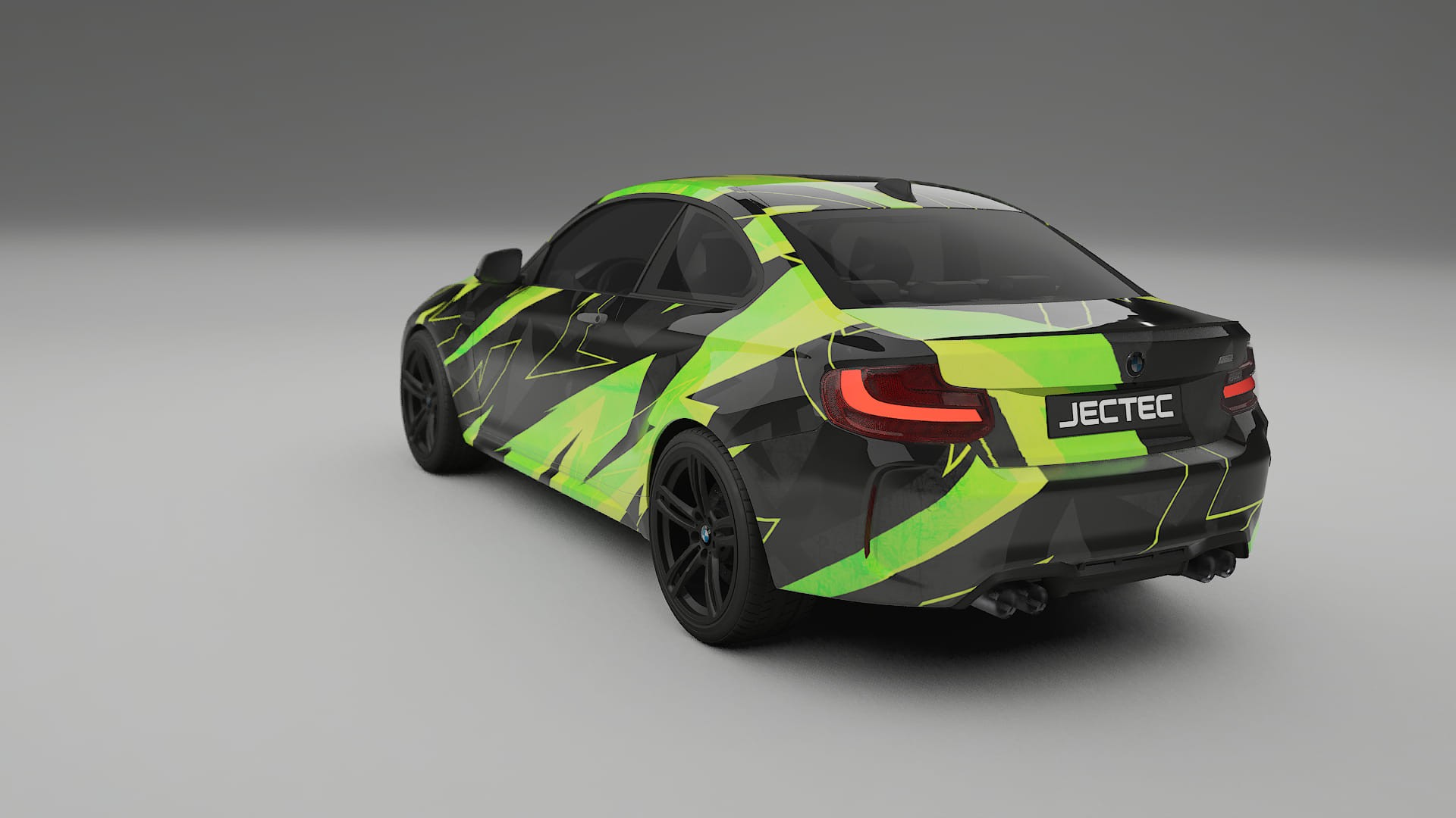 BMW M2 F87 facelift LCI NINJA TURTLES – Designad Wrap PPF-sats i utskrivbar polyuretanfilm