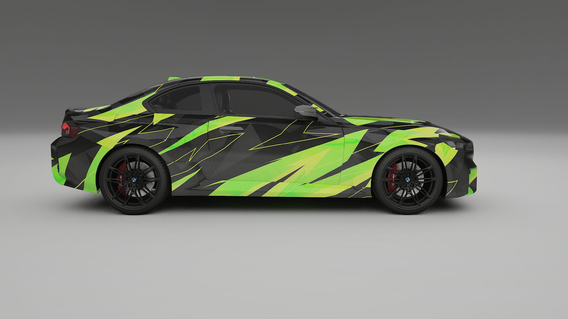 BMW M2 G87 NINJA TURTLES – Designad Wrap PPF-sats i utskrivbar polyuretanfilm