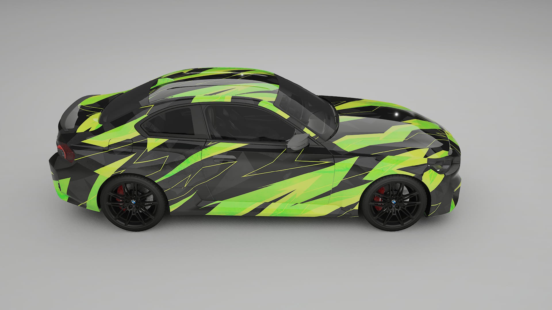 BMW M2 G87 NINJA TURTLES – Designad Wrap PPF-sats i utskrivbar polyuretanfilm