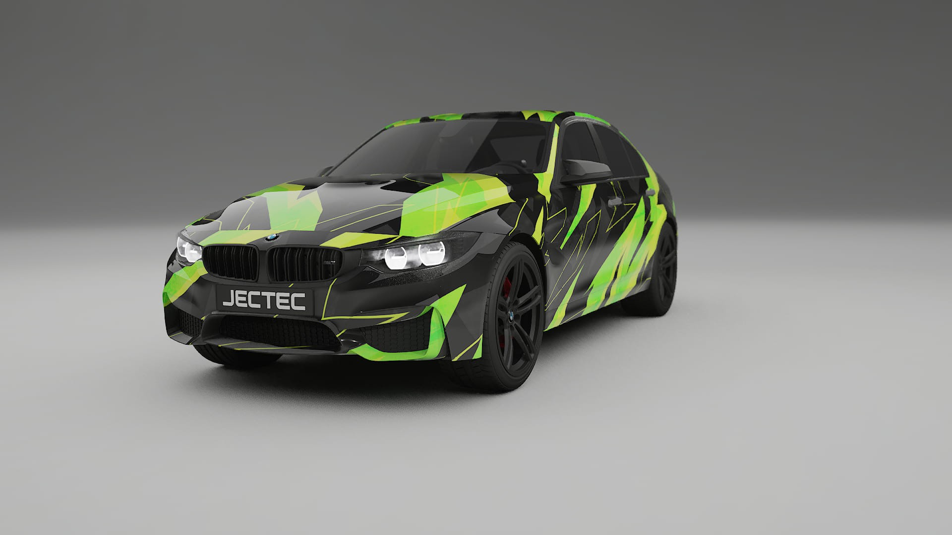 BMW M3 F80 NINJA TURTLES – Designad Wrap PPF-sats i utskrivbar polyuretanfilm