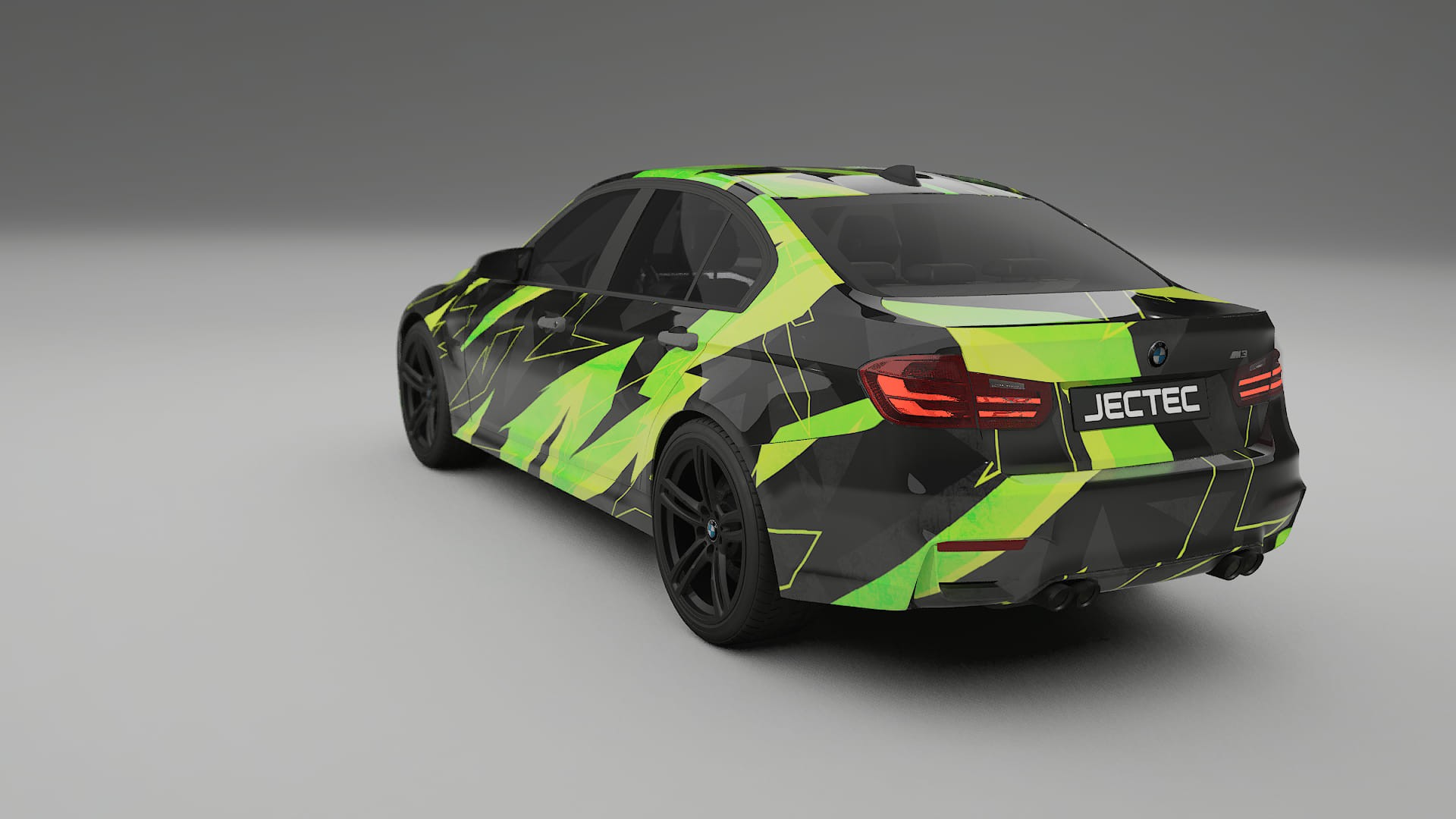 BMW M3 F80 NINJA TURTLES – Designad Wrap PPF-sats i utskrivbar polyuretanfilm