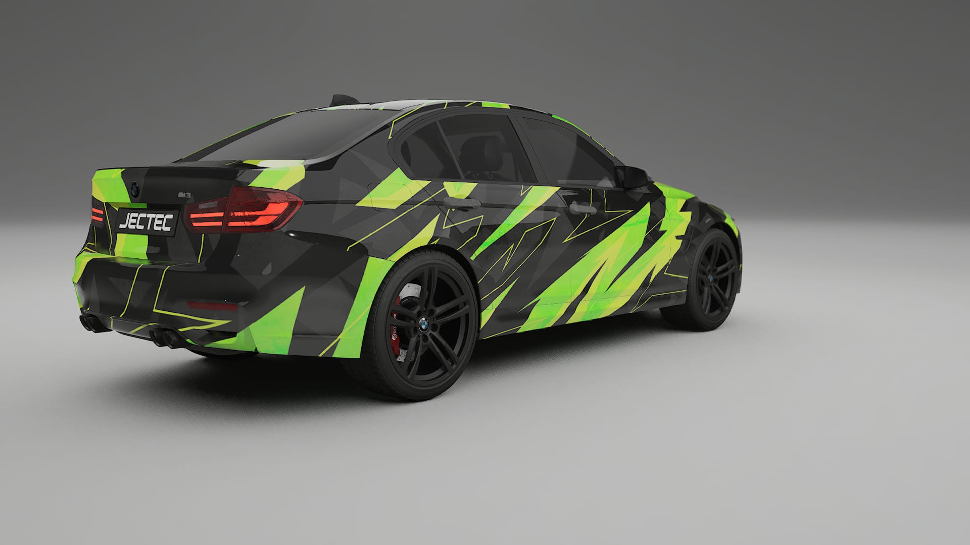 BMW M3 F80 NINJA TURTLES – Designad Wrap PPF-sats i utskrivbar polyuretanfilm