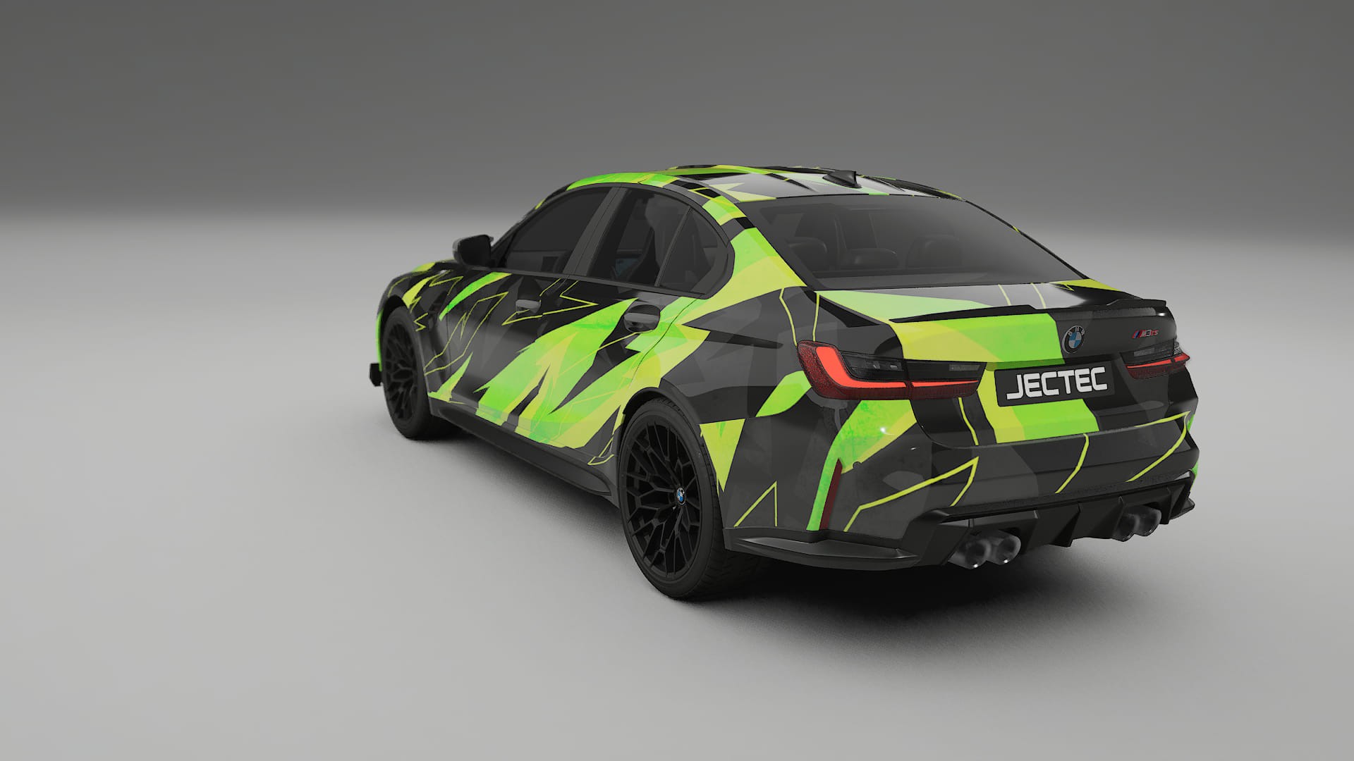 BMW M3 G80 Competition CS NINJA TURTLES – Designad Wrap PPF-sats i utskrivbar polyuretanfilm