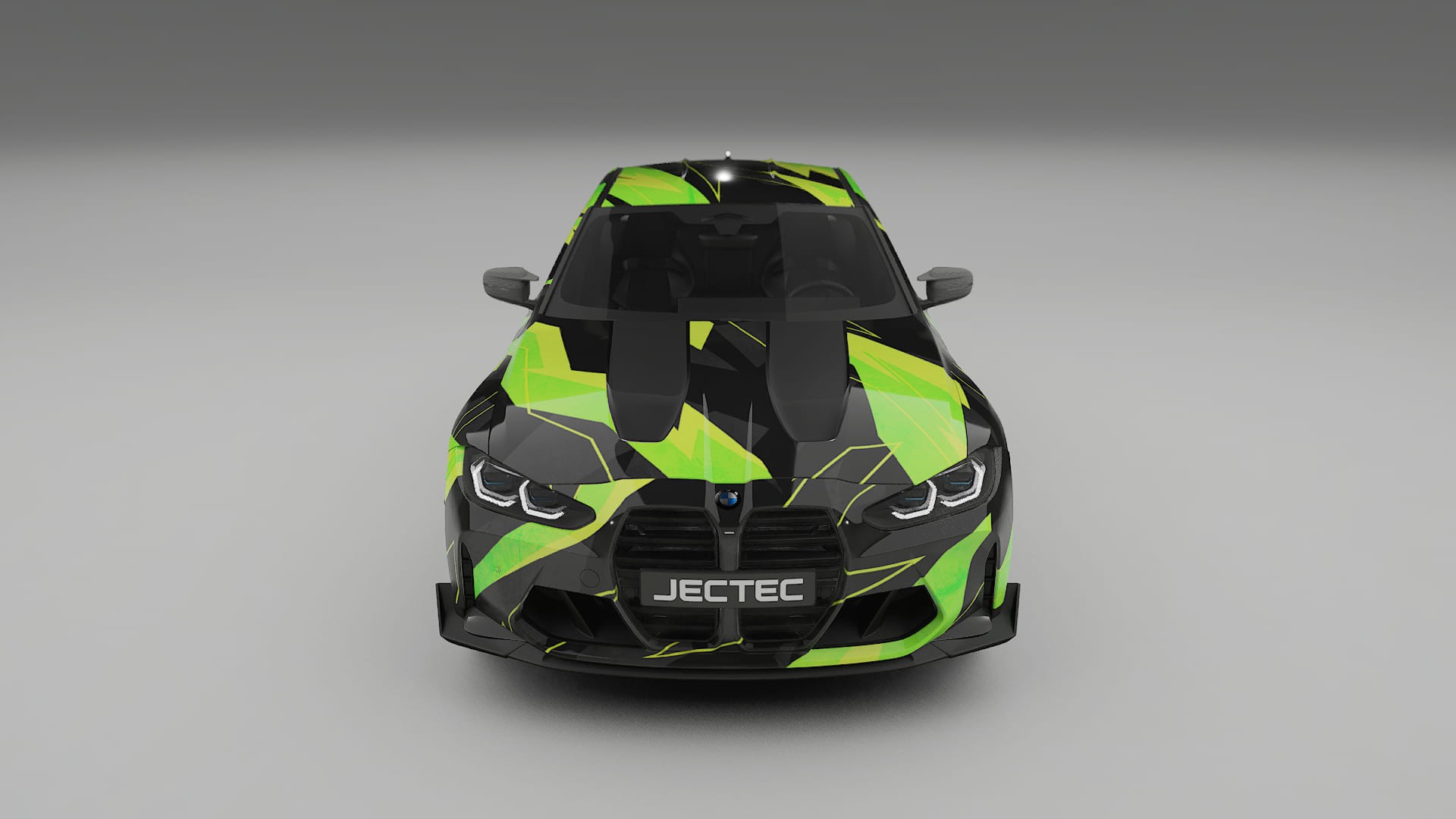 BMW M3 G80 Competition CS NINJA TURTLES – Designad Wrap PPF-sats i utskrivbar polyuretanfilm