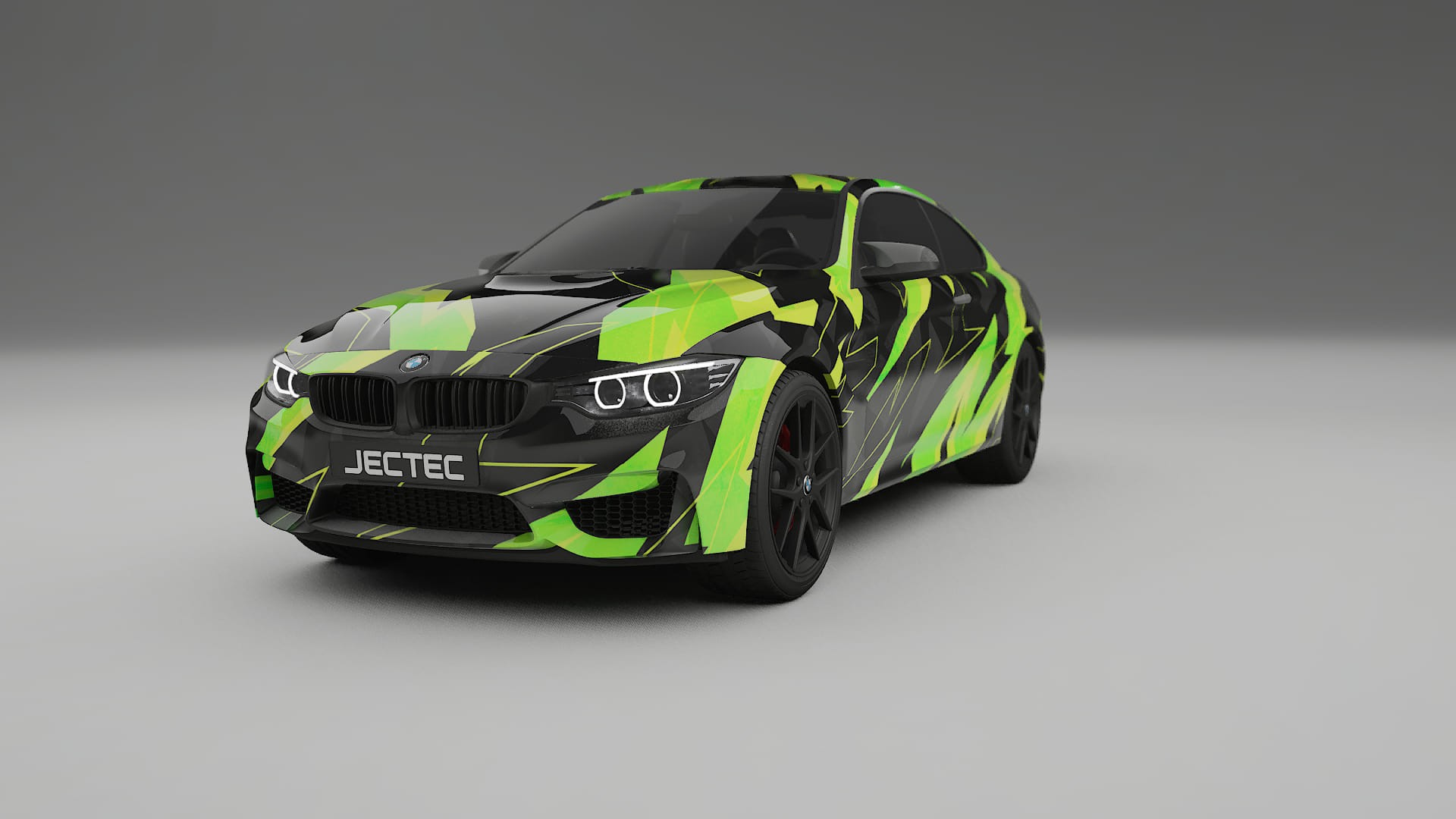 BMW M4 F82 NINJA TURTLES – Designad Wrap PPF-sats i utskrivbar polyuretanfilm