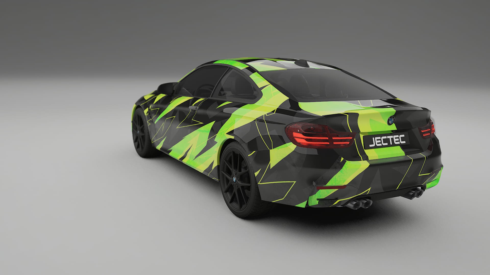 BMW M4 F82 NINJA TURTLES – Designad Wrap PPF-sats i utskrivbar polyuretanfilm