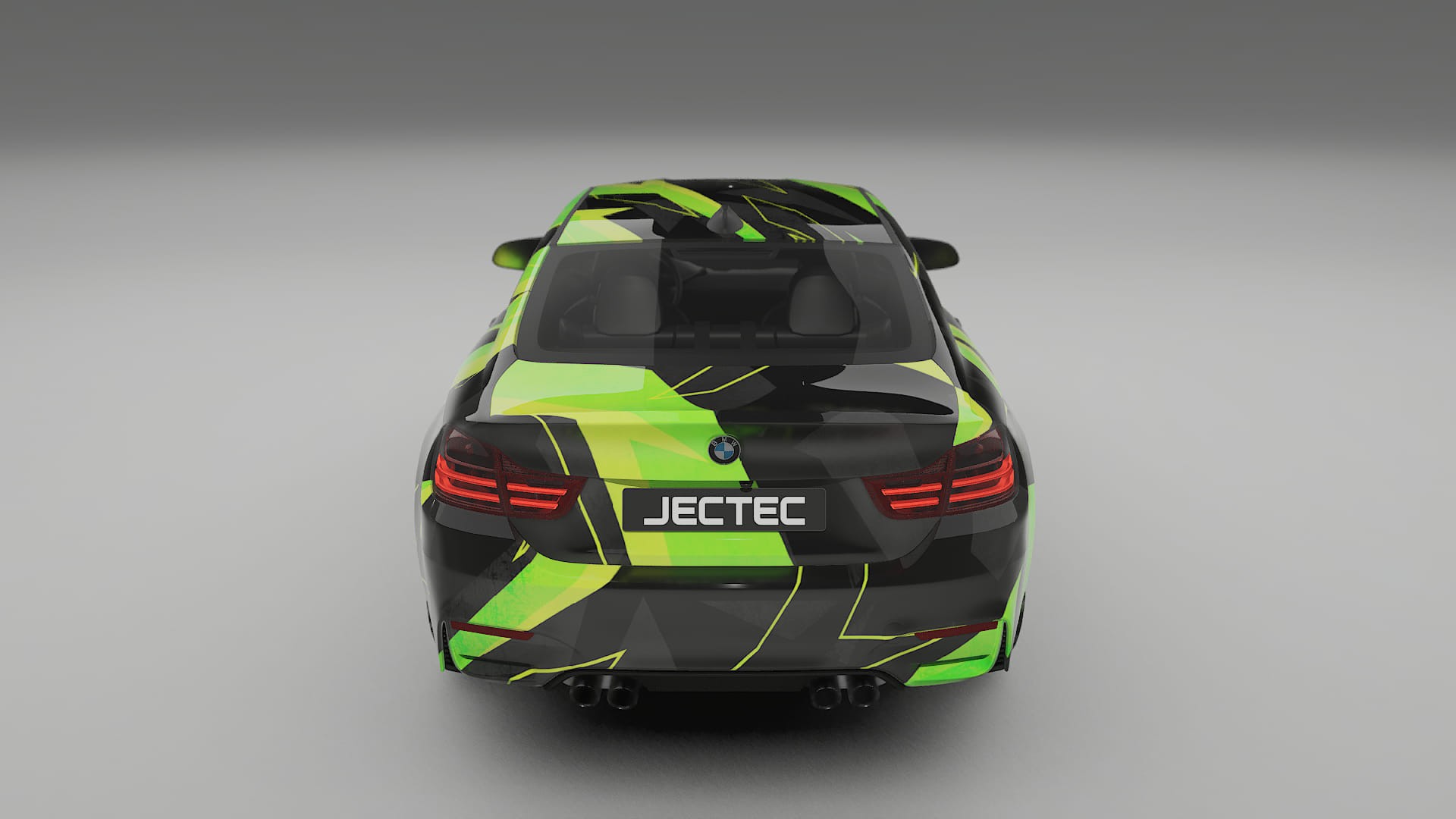 BMW M4 F82 NINJA TURTLES – Designad Wrap PPF-sats i utskrivbar polyuretanfilm