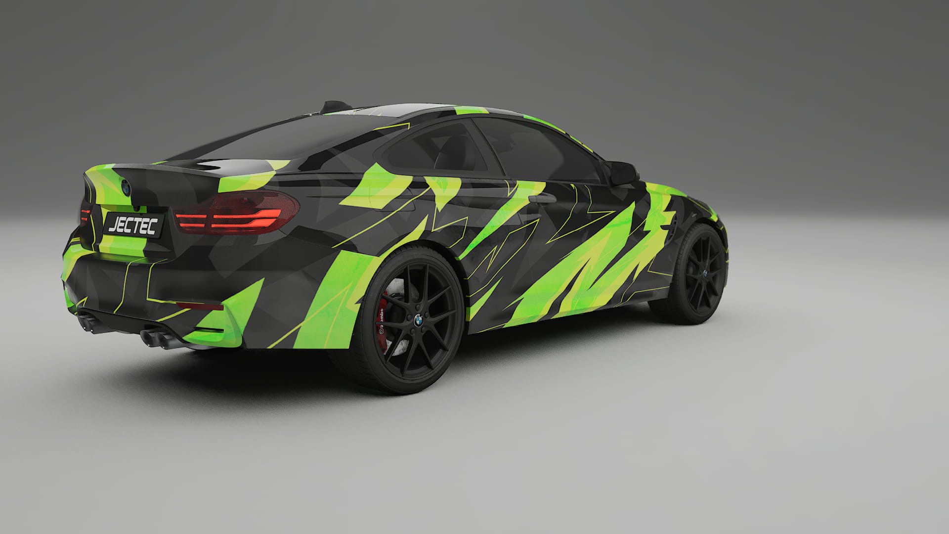 BMW M4 F82 NINJA TURTLES – Designad Wrap PPF-sats i utskrivbar polyuretanfilm