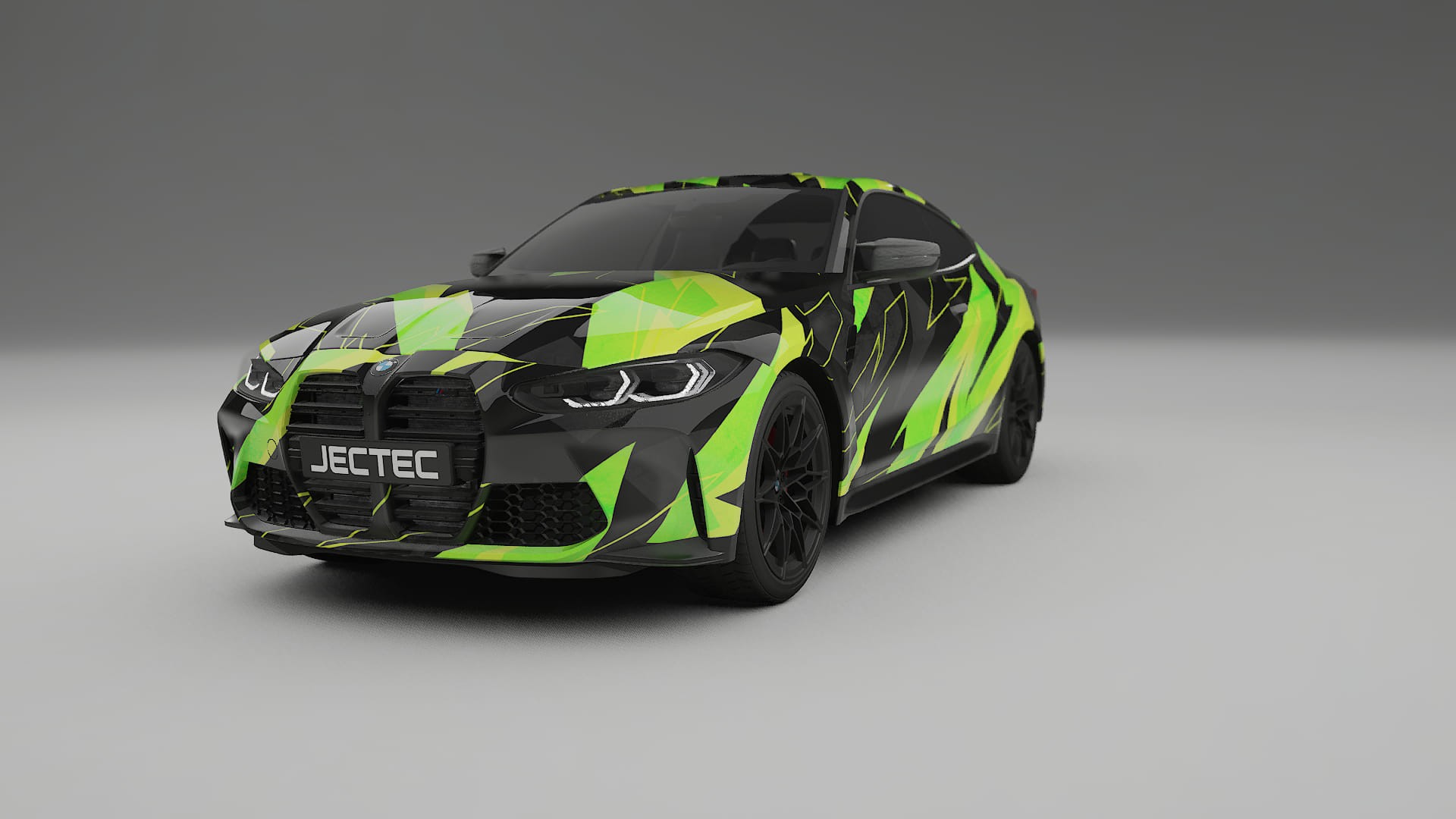 BMW M4 G82 NINJA TURTLES – Designad Wrap PPF-sats i utskrivbar polyuretanfilm
