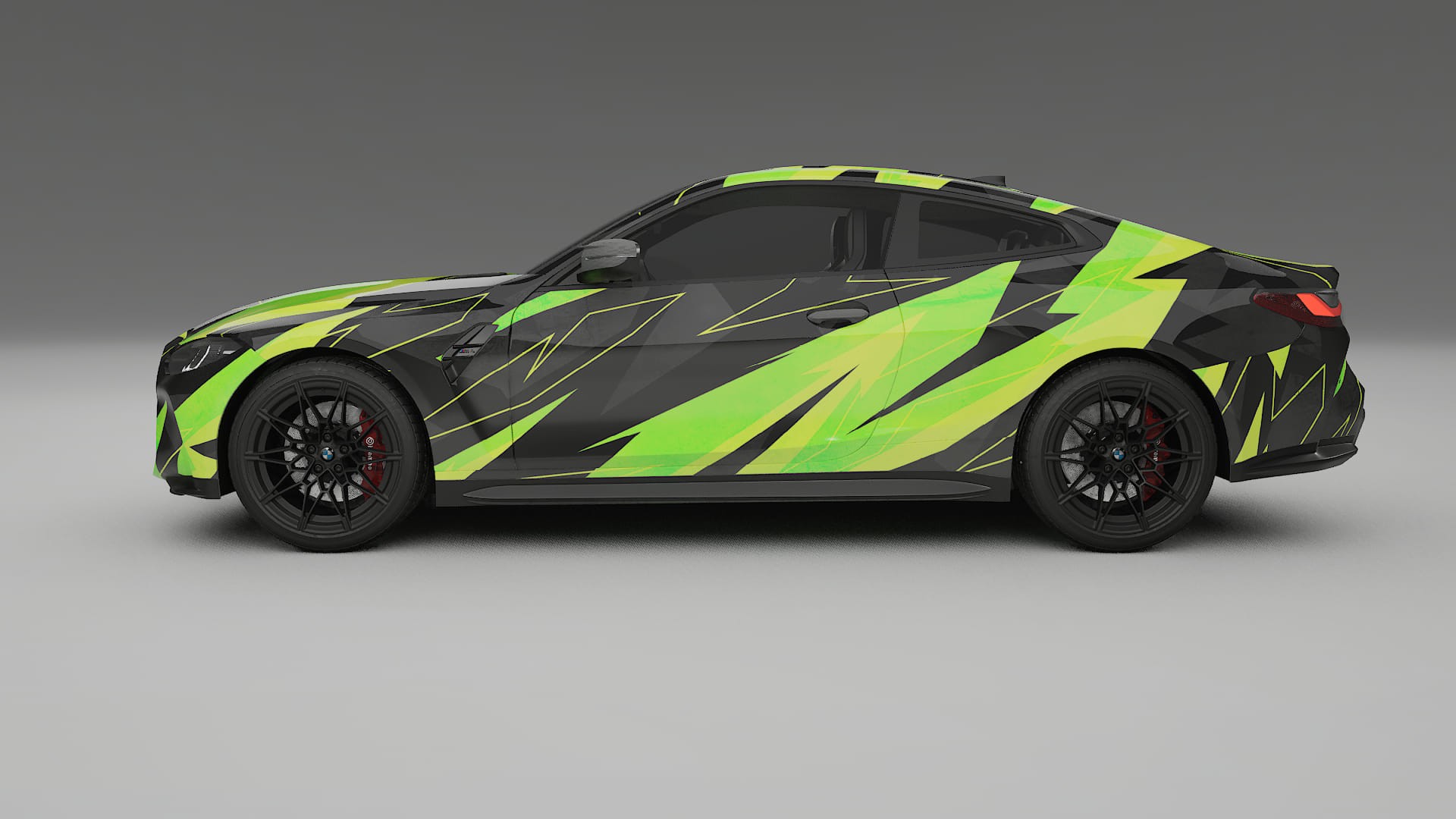 BMW M4 G82 NINJA TURTLES – Designad Wrap PPF-sats i utskrivbar polyuretanfilm