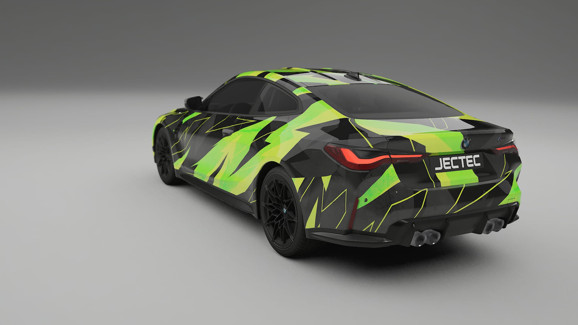 BMW M4 G82 NINJA TURTLES – Designad Wrap PPF-sats i utskrivbar polyuretanfilm
