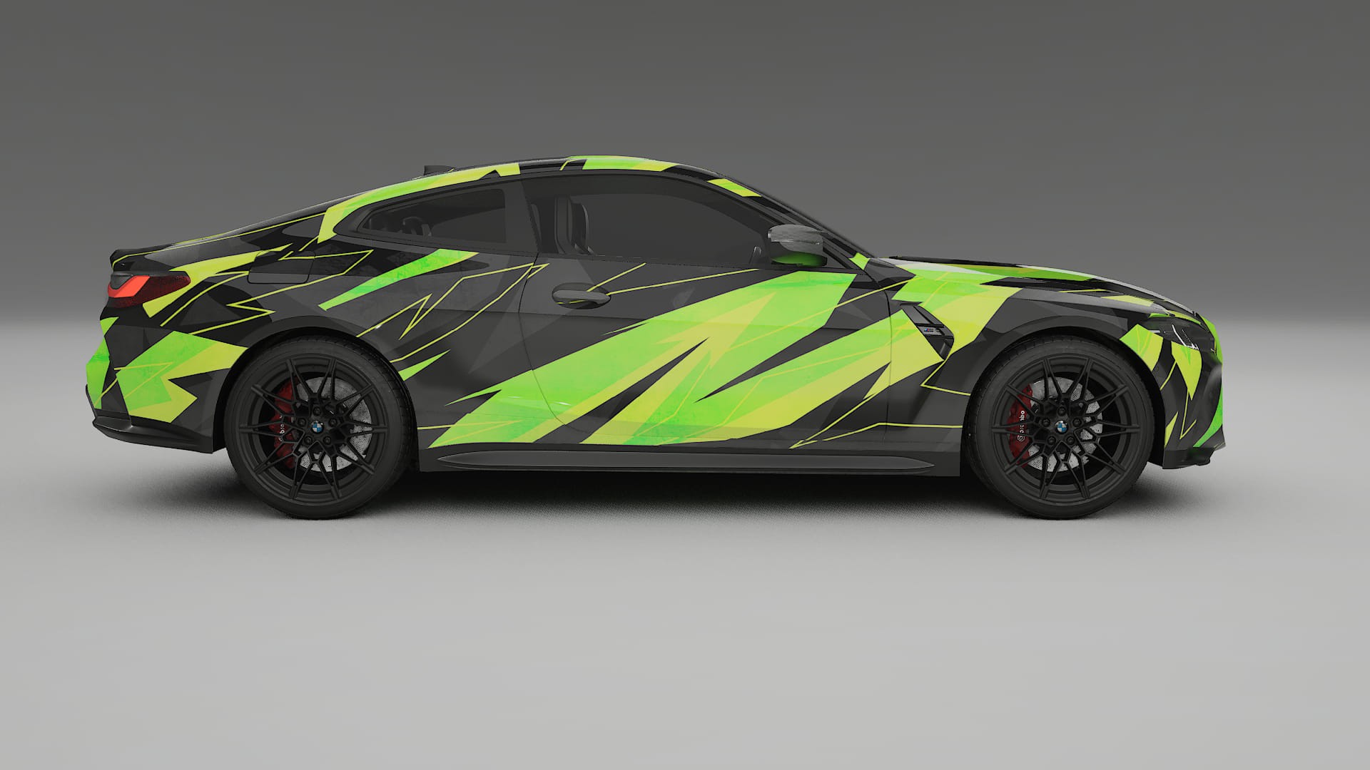 BMW M4 G82 NINJA TURTLES – Designad Wrap PPF-sats i utskrivbar polyuretanfilm