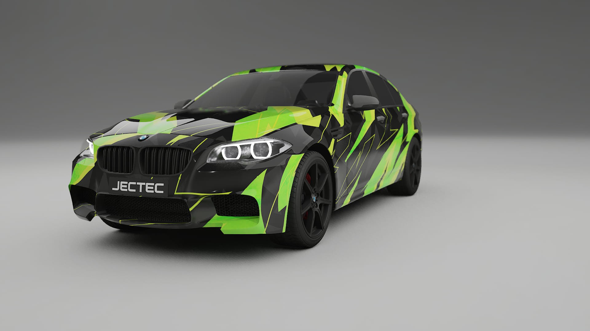 BMW M5 F10 NINJA TURTLES – Designad Wrap PPF-sats i utskrivbar polyuretanfilm