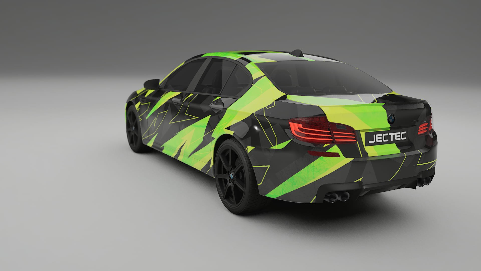BMW M5 F10 NINJA TURTLES – Designad Wrap PPF-sats i utskrivbar polyuretanfilm