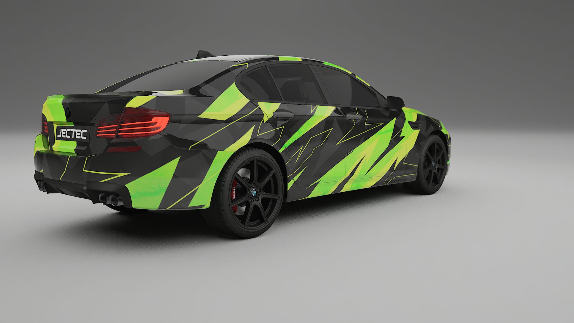 BMW M5 F10 NINJA TURTLES – Designad Wrap PPF-sats i utskrivbar polyuretanfilm