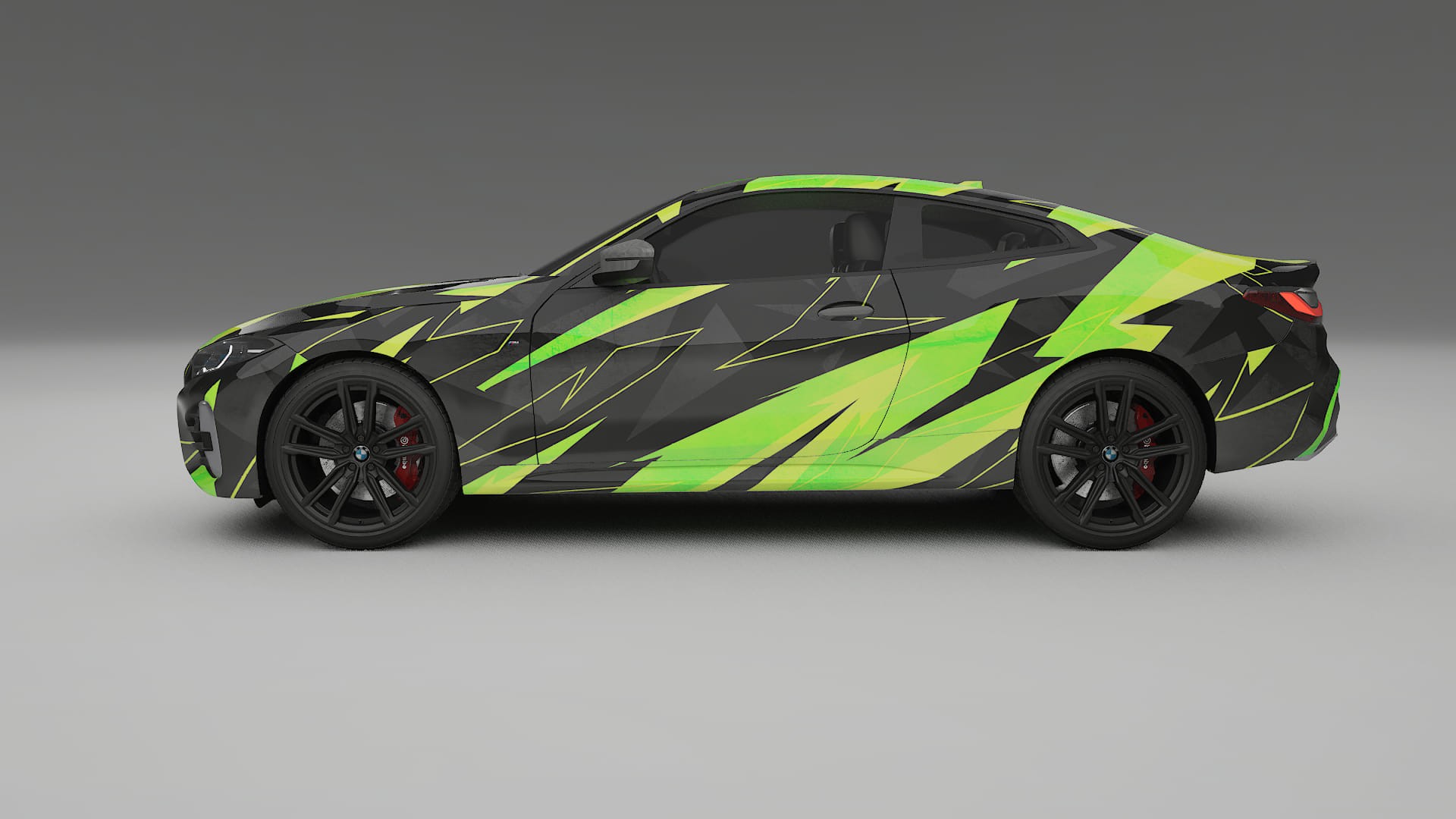 BMW M440i G26 NINJA TURTLES – Designad Wrap PPF-sats i utskrivbar polyuretanfilm