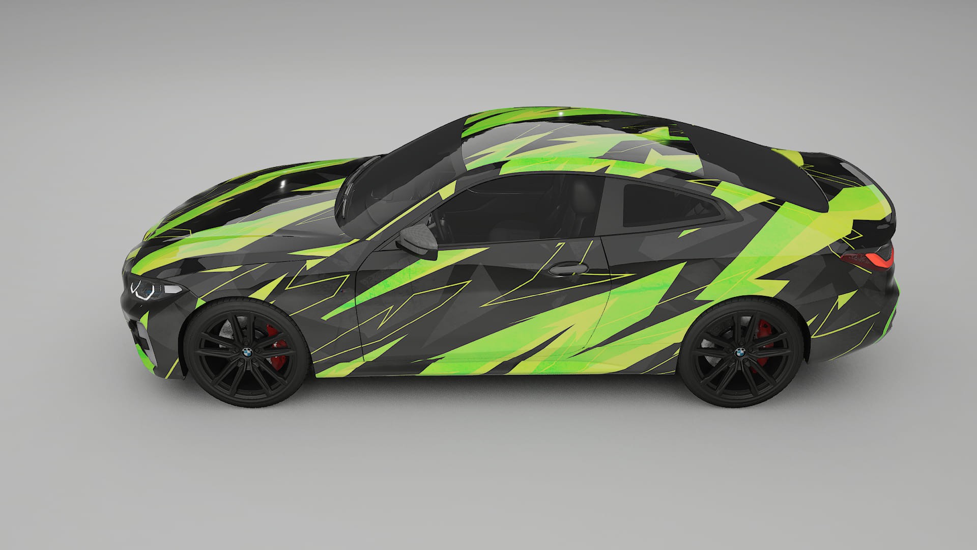 BMW M440i G26 NINJA TURTLES – Designad Wrap PPF-sats i utskrivbar polyuretanfilm