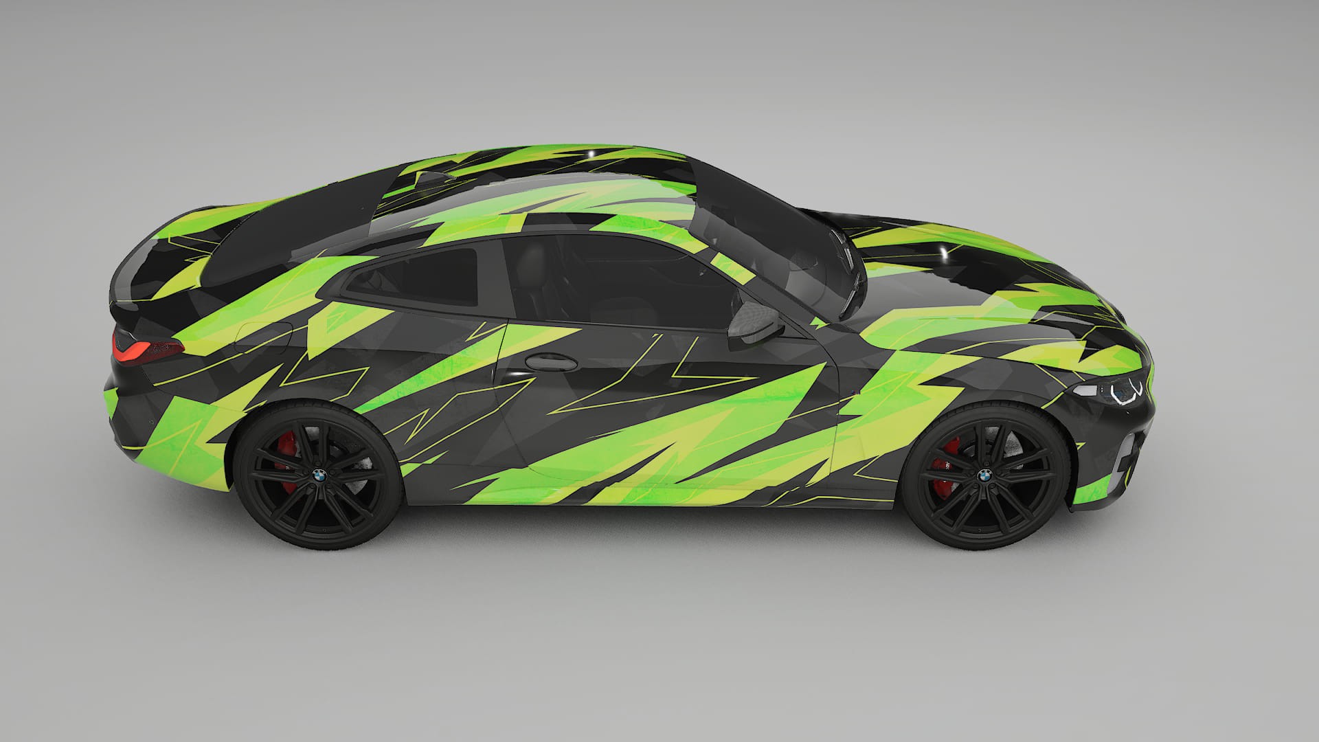 BMW M440i G26 NINJA TURTLES – Designad Wrap PPF-sats i utskrivbar polyuretanfilm