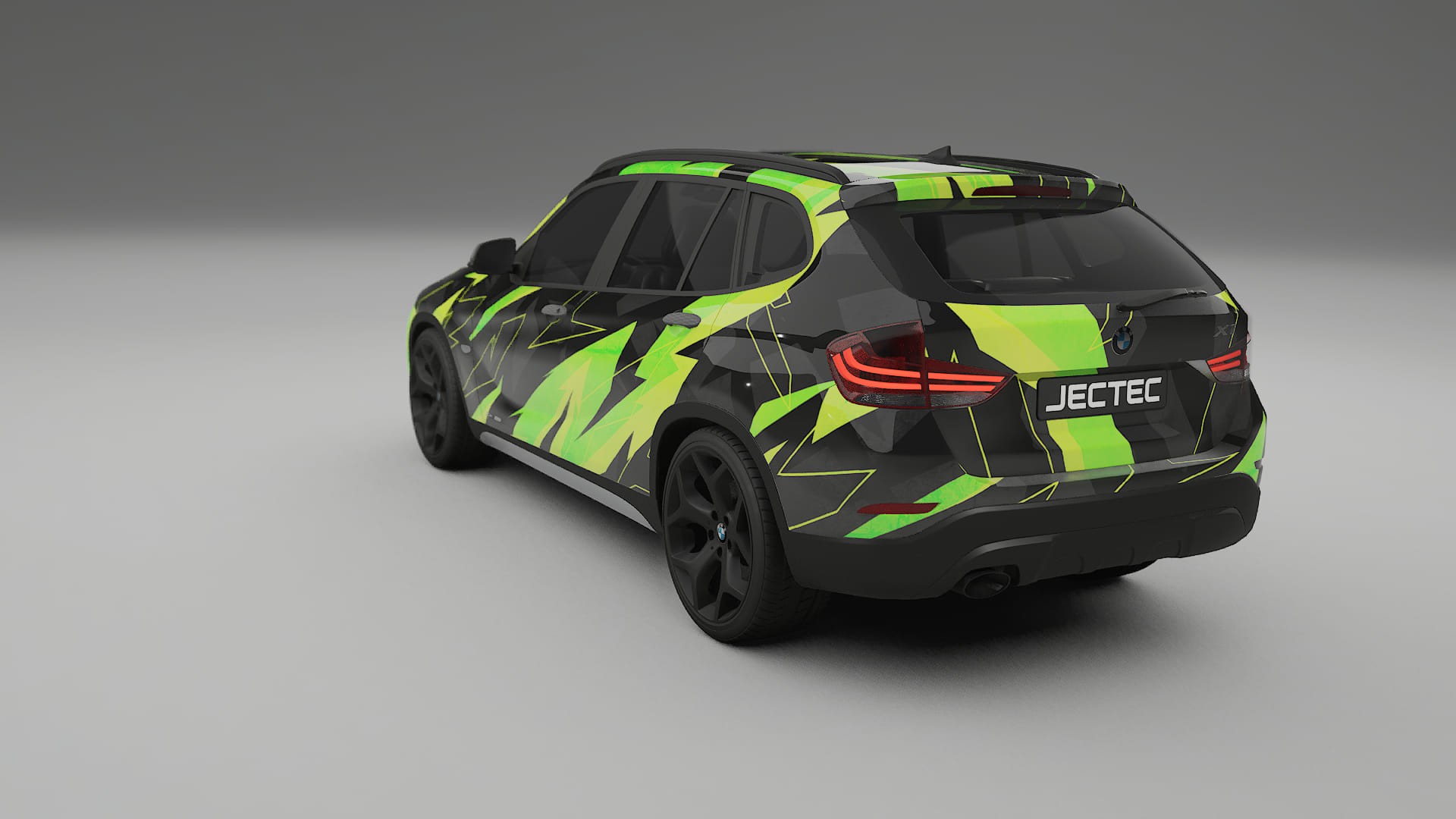 BMW X1 E84 NINJA TURTLES – Designad Wrap PPF-sats i utskrivbar polyuretanfilm