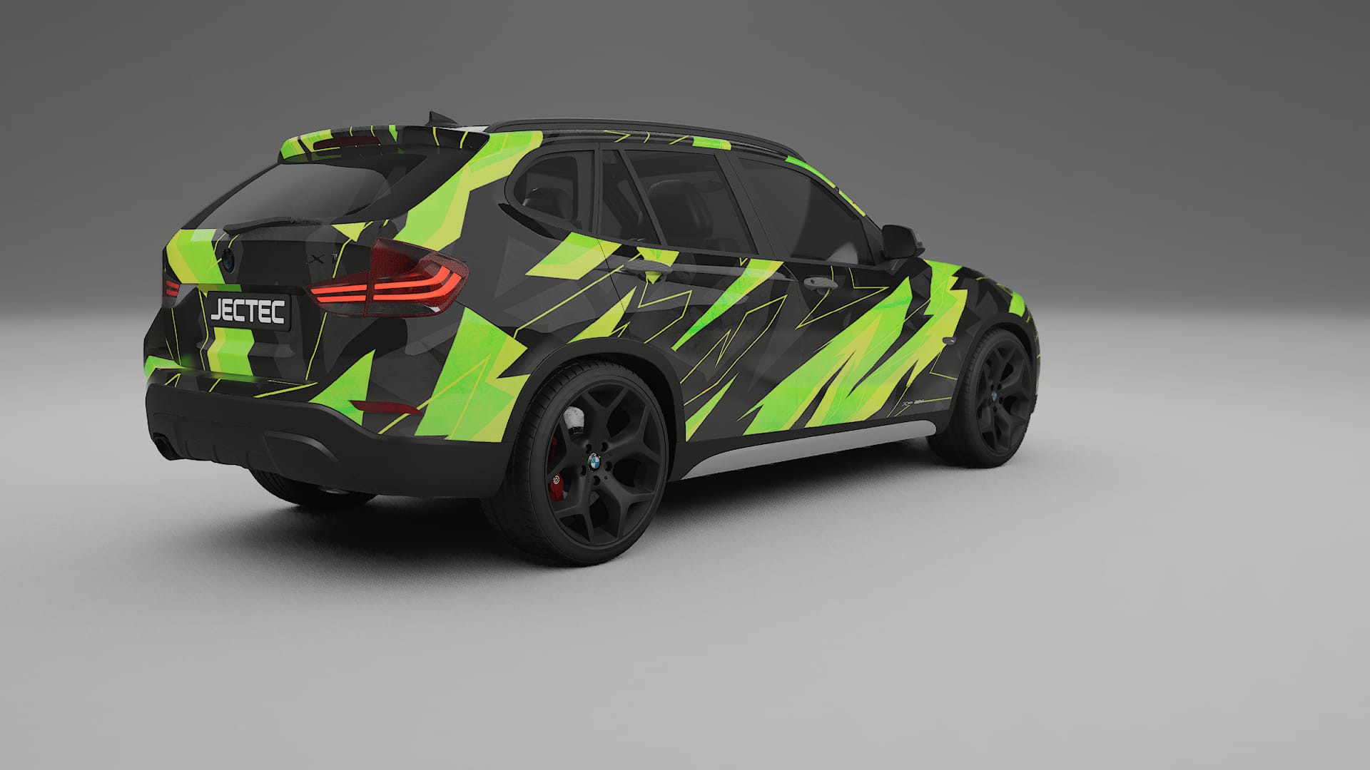 BMW X1 E84 NINJA TURTLES – Designad Wrap PPF-sats i utskrivbar polyuretanfilm