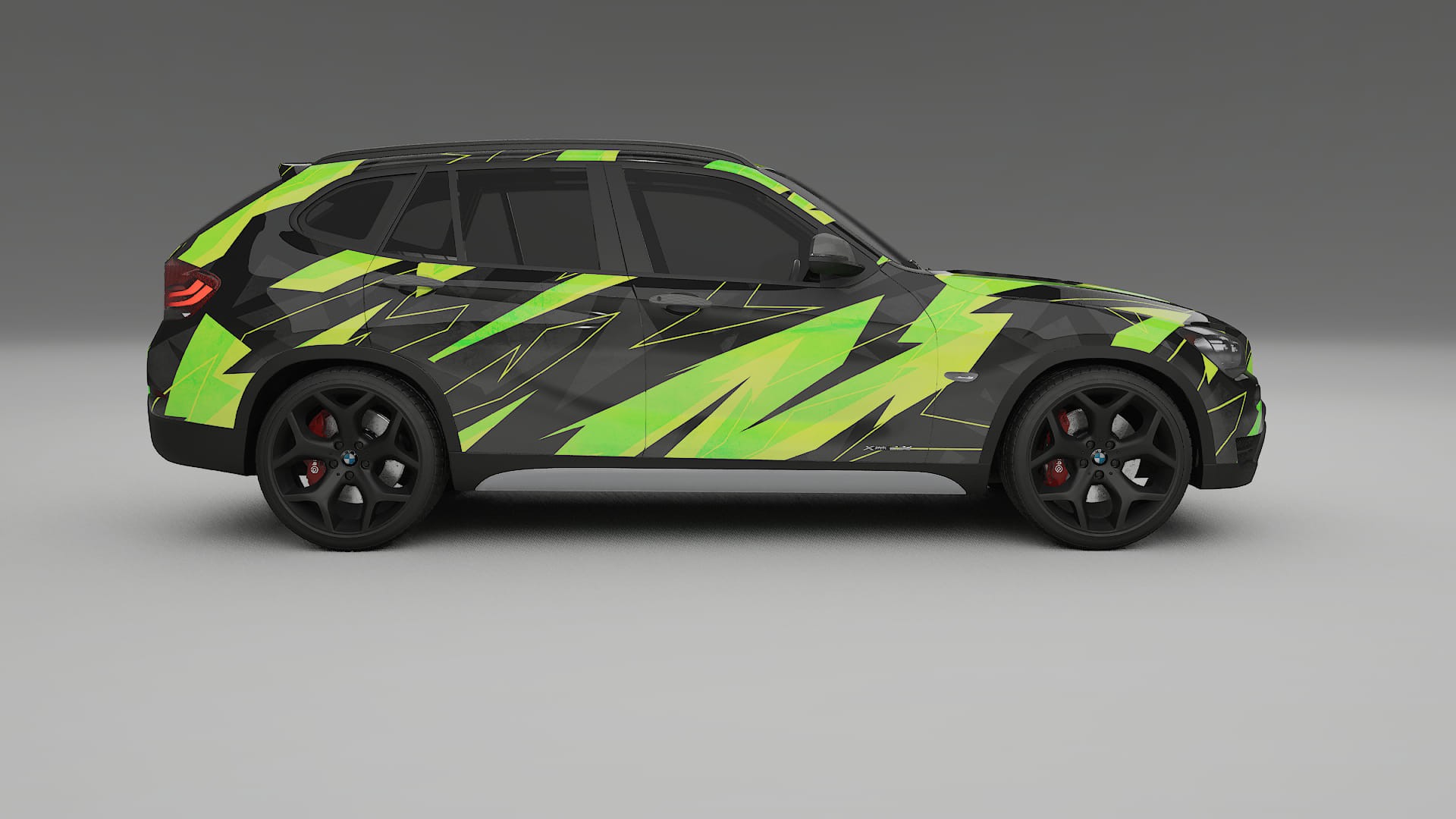BMW X1 E84 NINJA TURTLES – Designad Wrap PPF-sats i utskrivbar polyuretanfilm