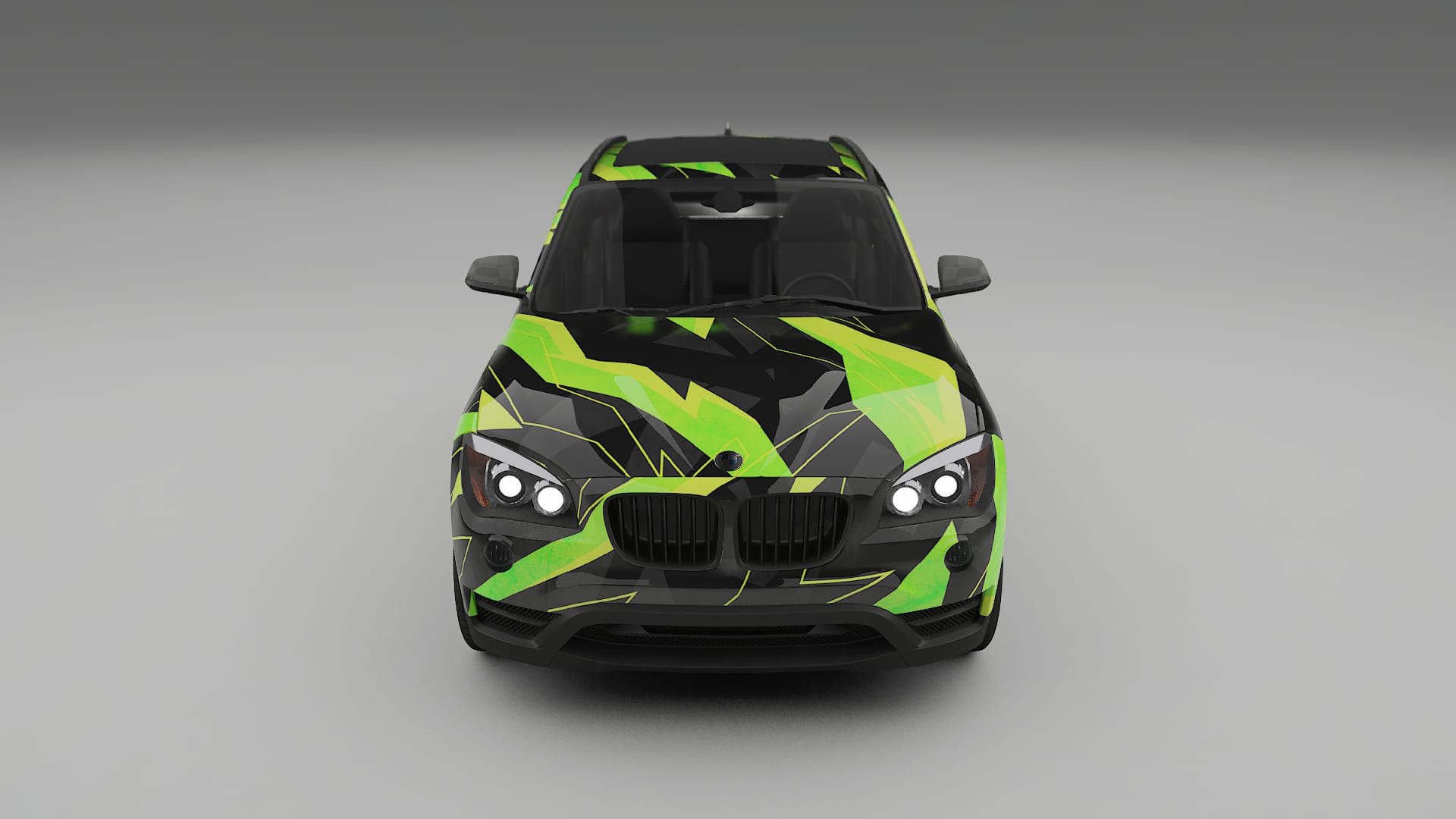 BMW X1 E84 NINJA TURTLES – Designad Wrap PPF-sats i utskrivbar polyuretanfilm