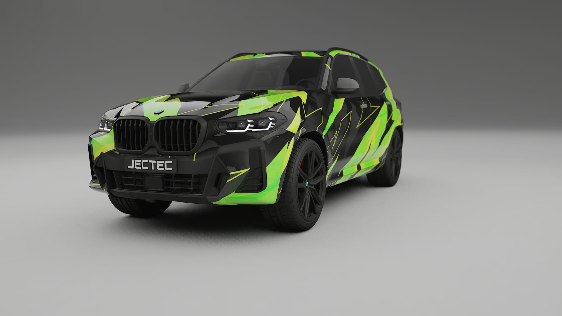 BMW X3 G01 facelift NINJA TURTLES – Designad Wrap PPF-sats i utskrivbar polyuretanfilm