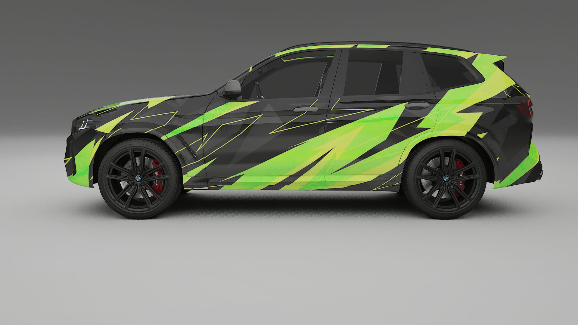 BMW X3 G01 facelift NINJA TURTLES – Designad Wrap PPF-sats i utskrivbar polyuretanfilm