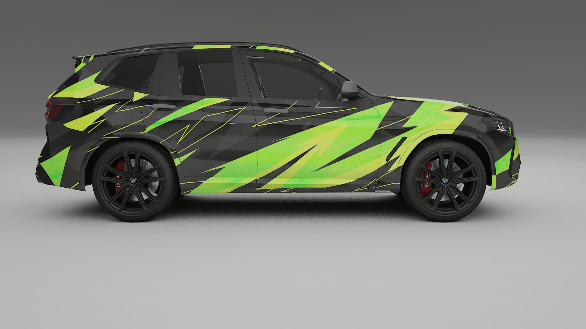 BMW X3 G01 facelift NINJA TURTLES – Designad Wrap PPF-sats i utskrivbar polyuretanfilm