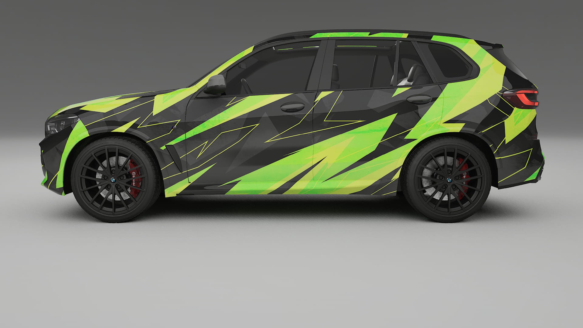 BMW X5 G05 M-Sport NINJA TURTLES – Designad Wrap PPF-sats i utskrivbar polyuretanfilm