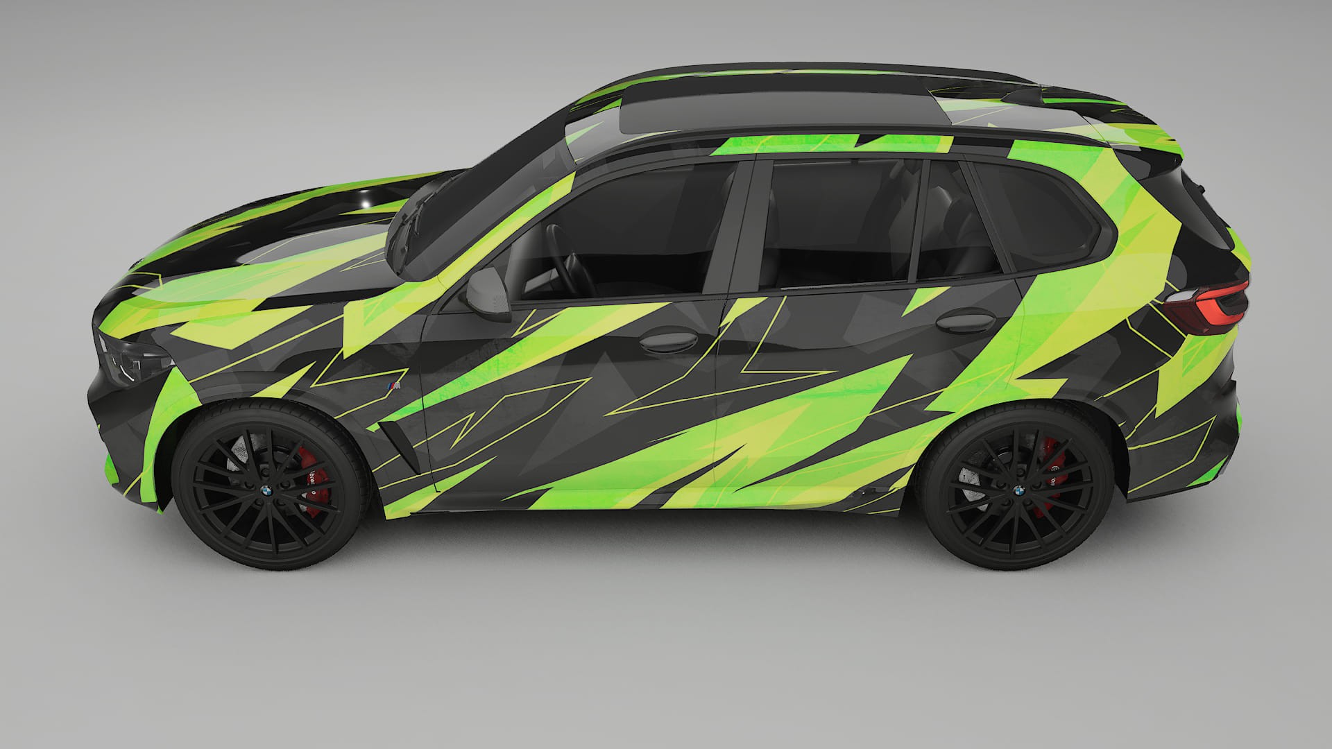 BMW X5 G05 M-Sport NINJA TURTLES – Designad Wrap PPF-sats i utskrivbar polyuretanfilm