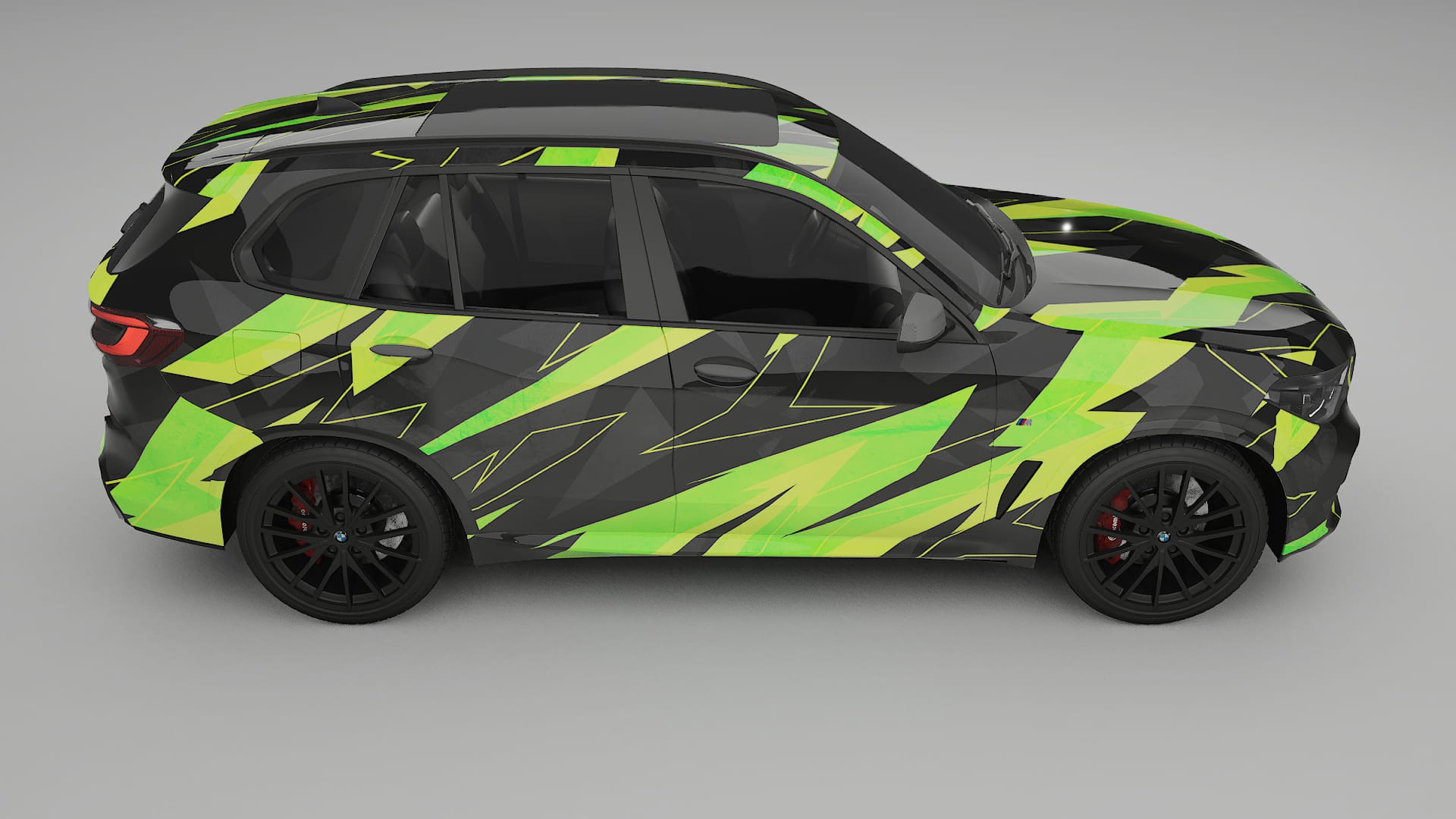 BMW X5 G05 M-Sport NINJA TURTLES – Designad Wrap PPF-sats i utskrivbar polyuretanfilm
