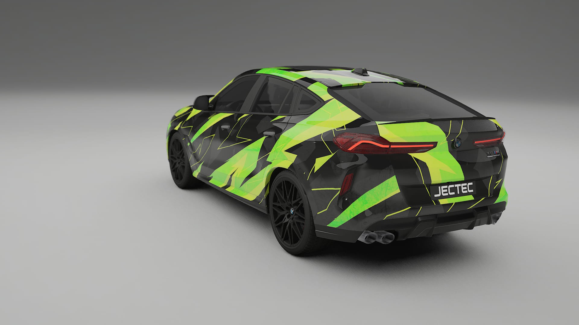 BMW X6 F96 Competition NINJA TURTLES – Designad Wrap PPF-sats i utskrivbar polyuretanfilm