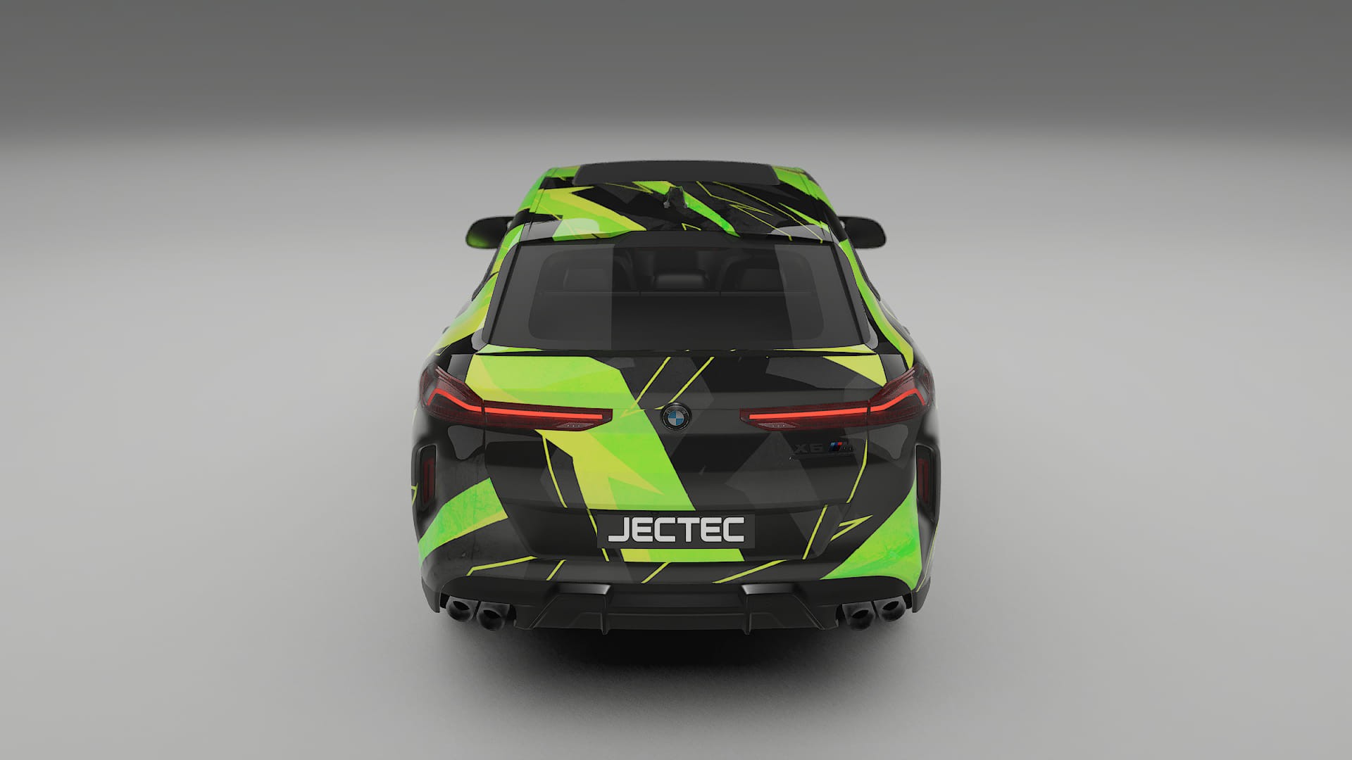 BMW X6 F96 Competition NINJA TURTLES – Designad Wrap PPF-sats i utskrivbar polyuretanfilm